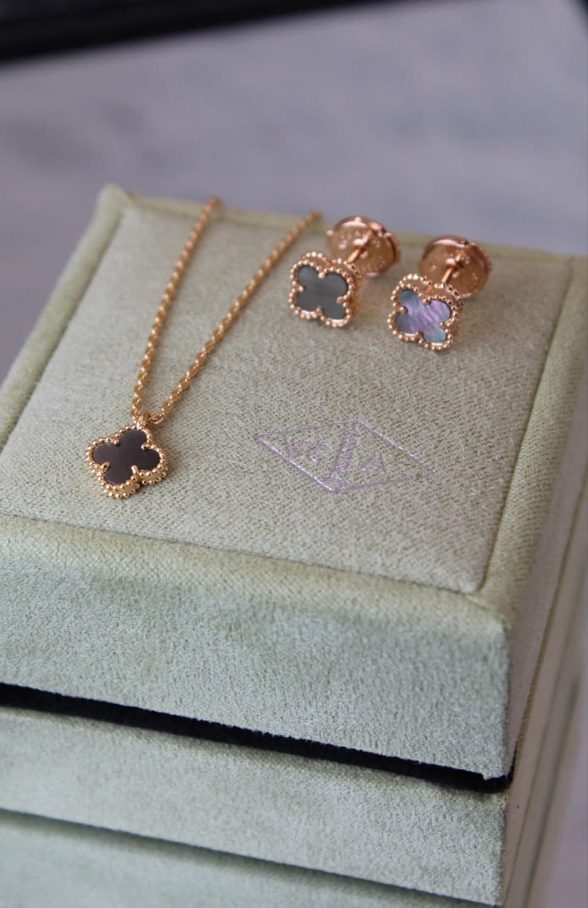 Van Cleef & Arpels Alhambra Necklace & Earrings