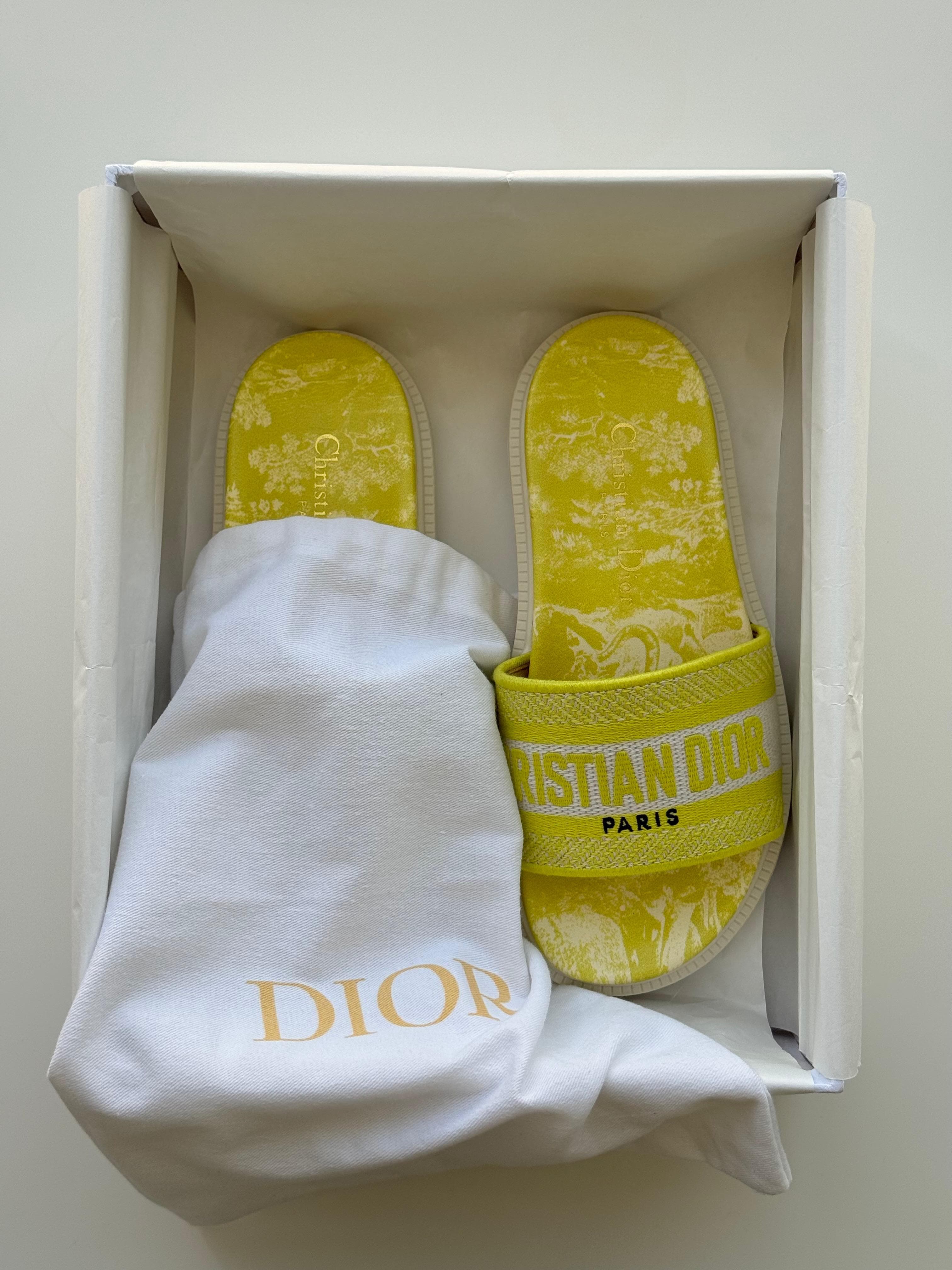 Christian Dior Dway Slides – Multicolor Summer Luxury for Effortless Chic
