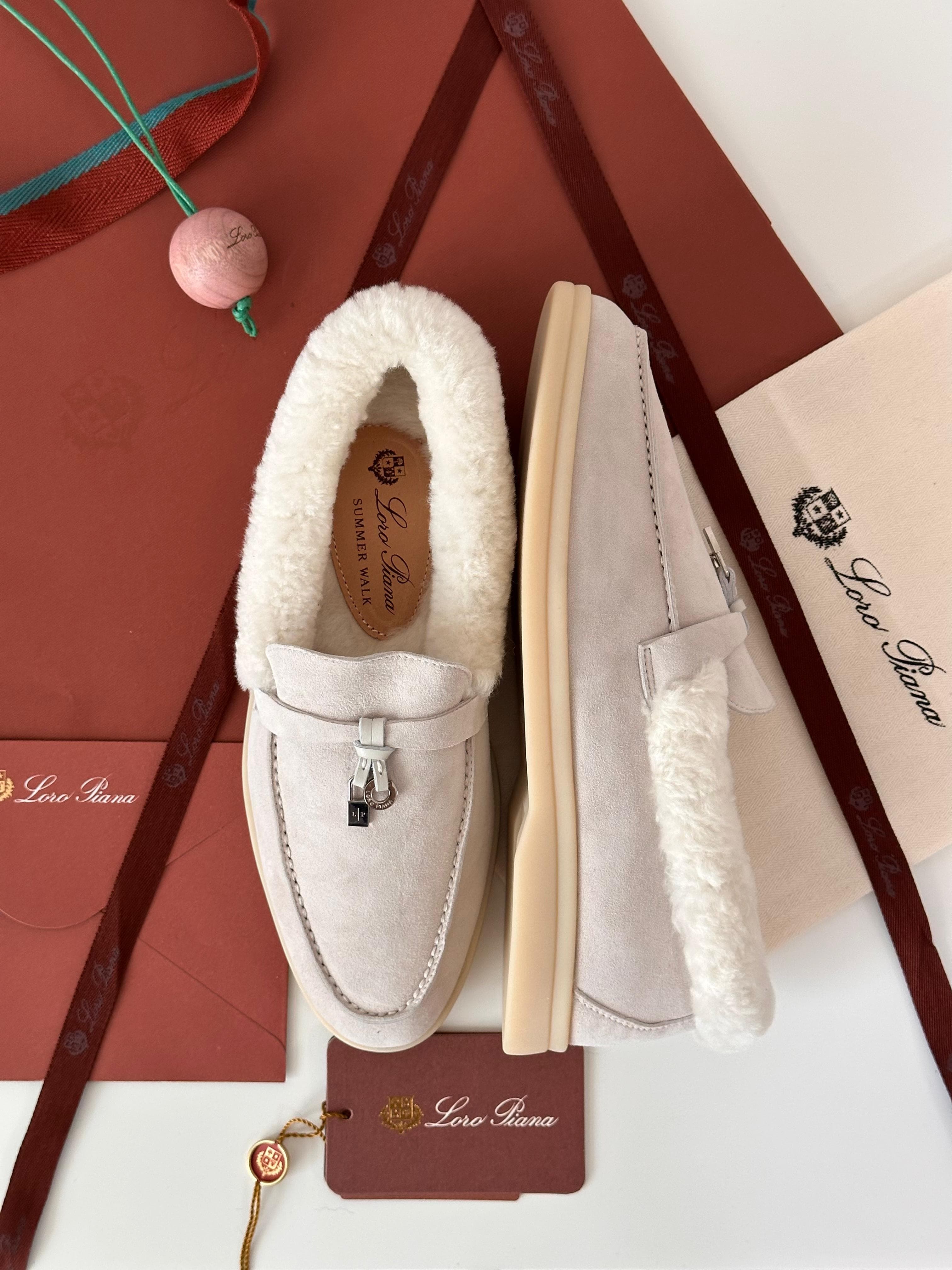 Loro Piana Summer Walk Loafers – Suede Calfskin Leather