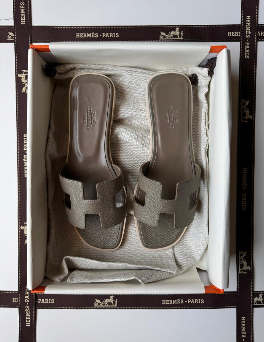 Hermes Oran Sandal Epsom