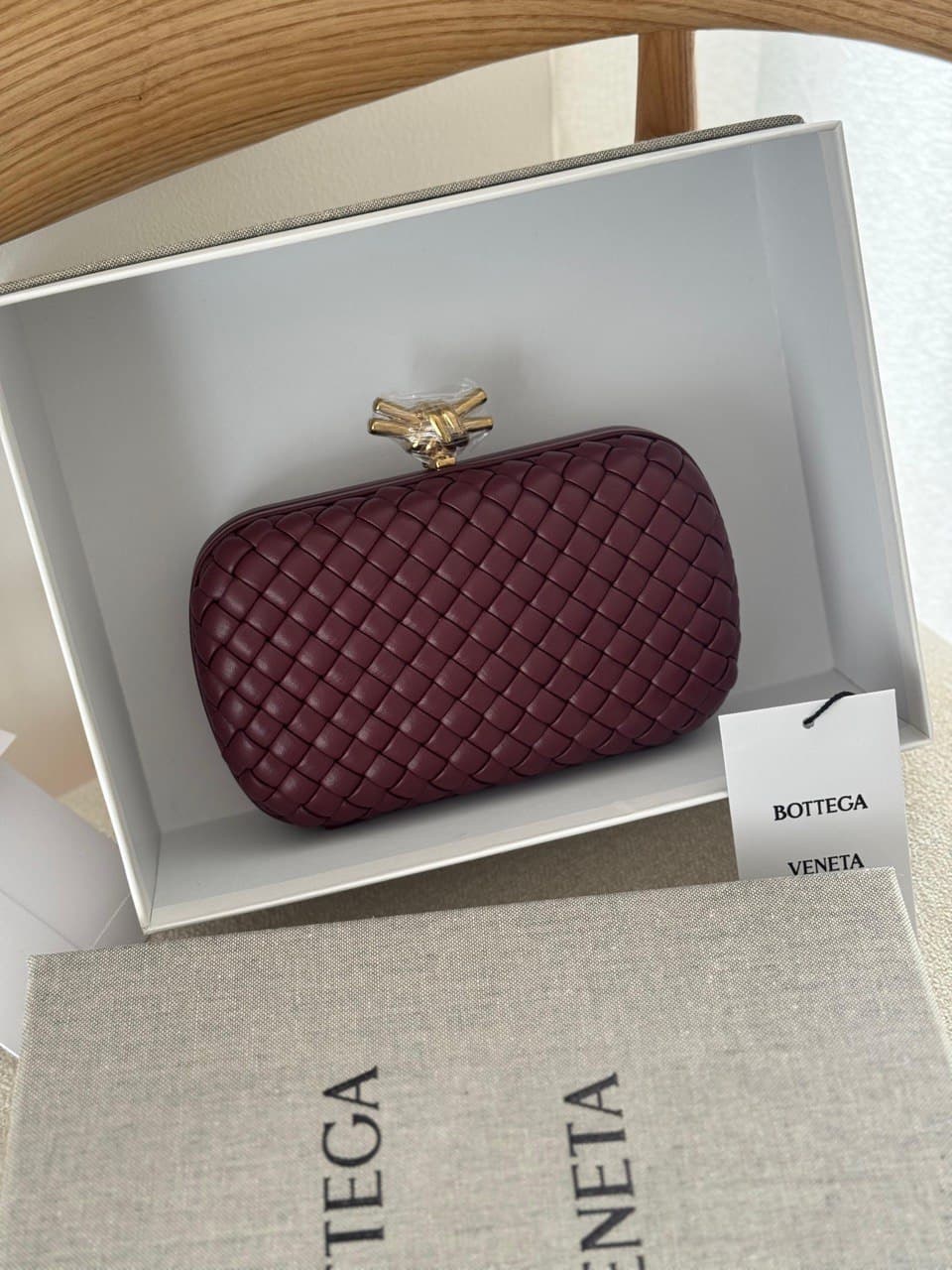 Bottega Veneta Knot Intrecciato Clutch – Full Collection All Materials & Colors