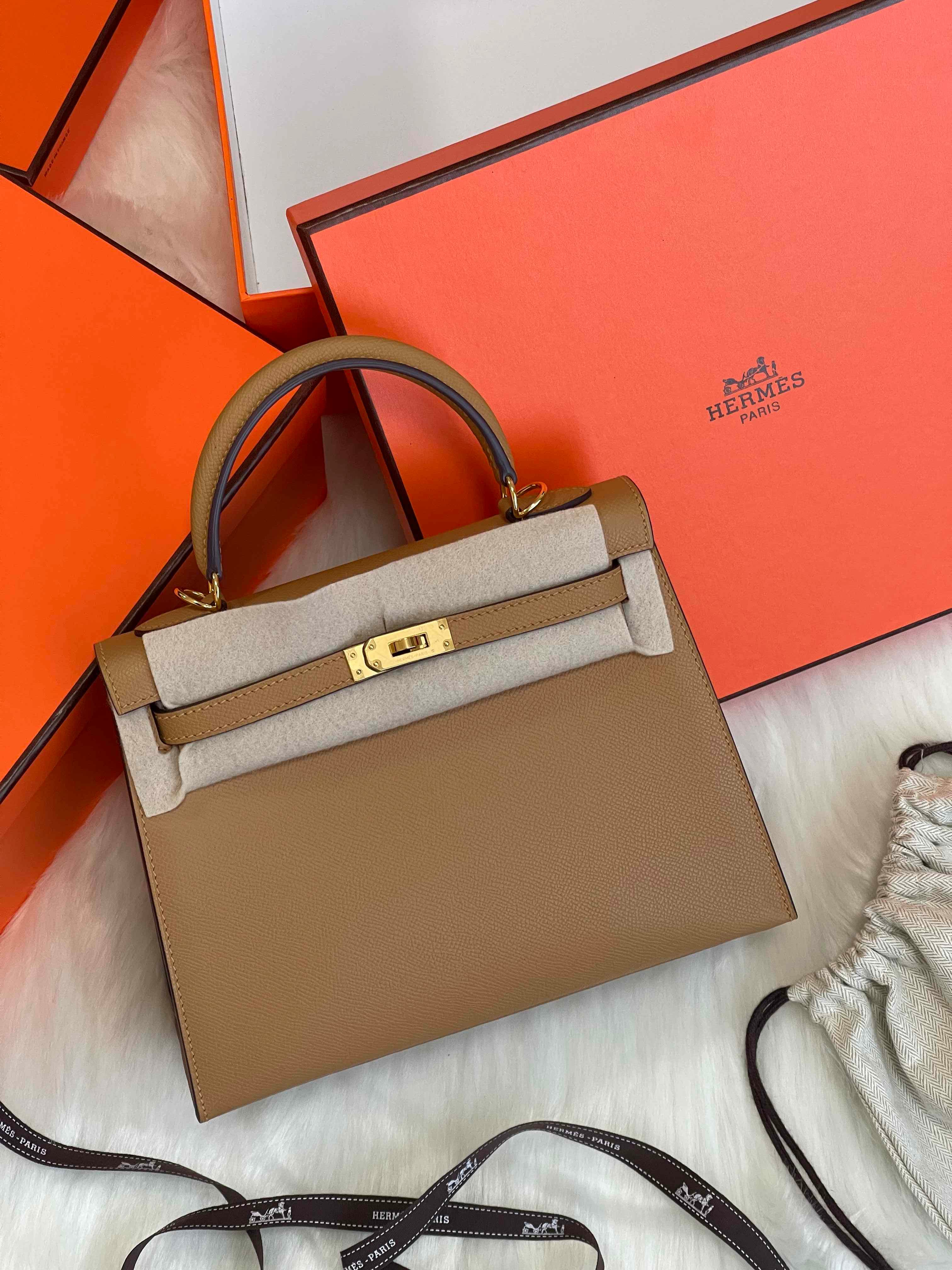 Hermès Kelly 25 Epsom Leather Bag – Full Color Collection Available in UAE & GCC