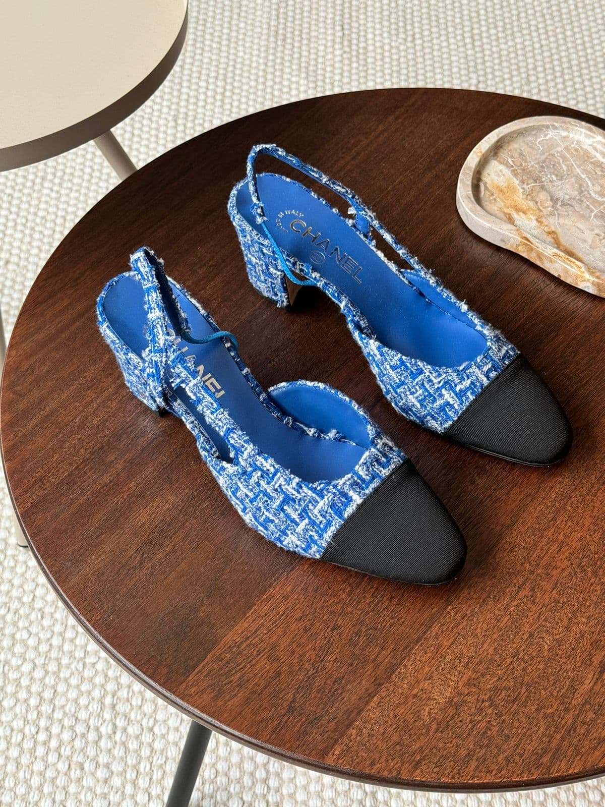 Chanel Slingback Tweed 85mm – Elevated Heritage Design