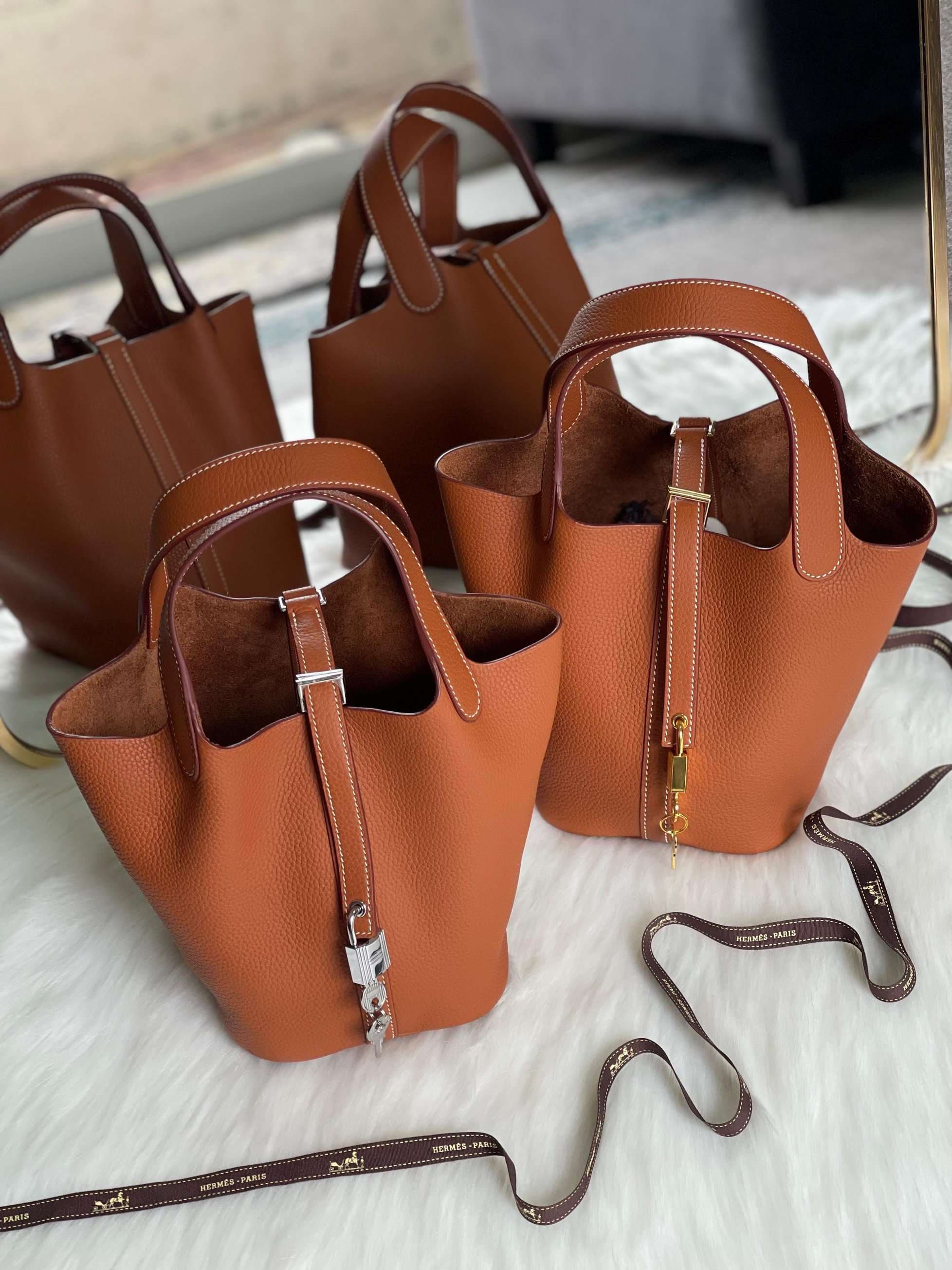 Hermès Picotin Togo Leather Bag – Size 18 cm & 22 cm