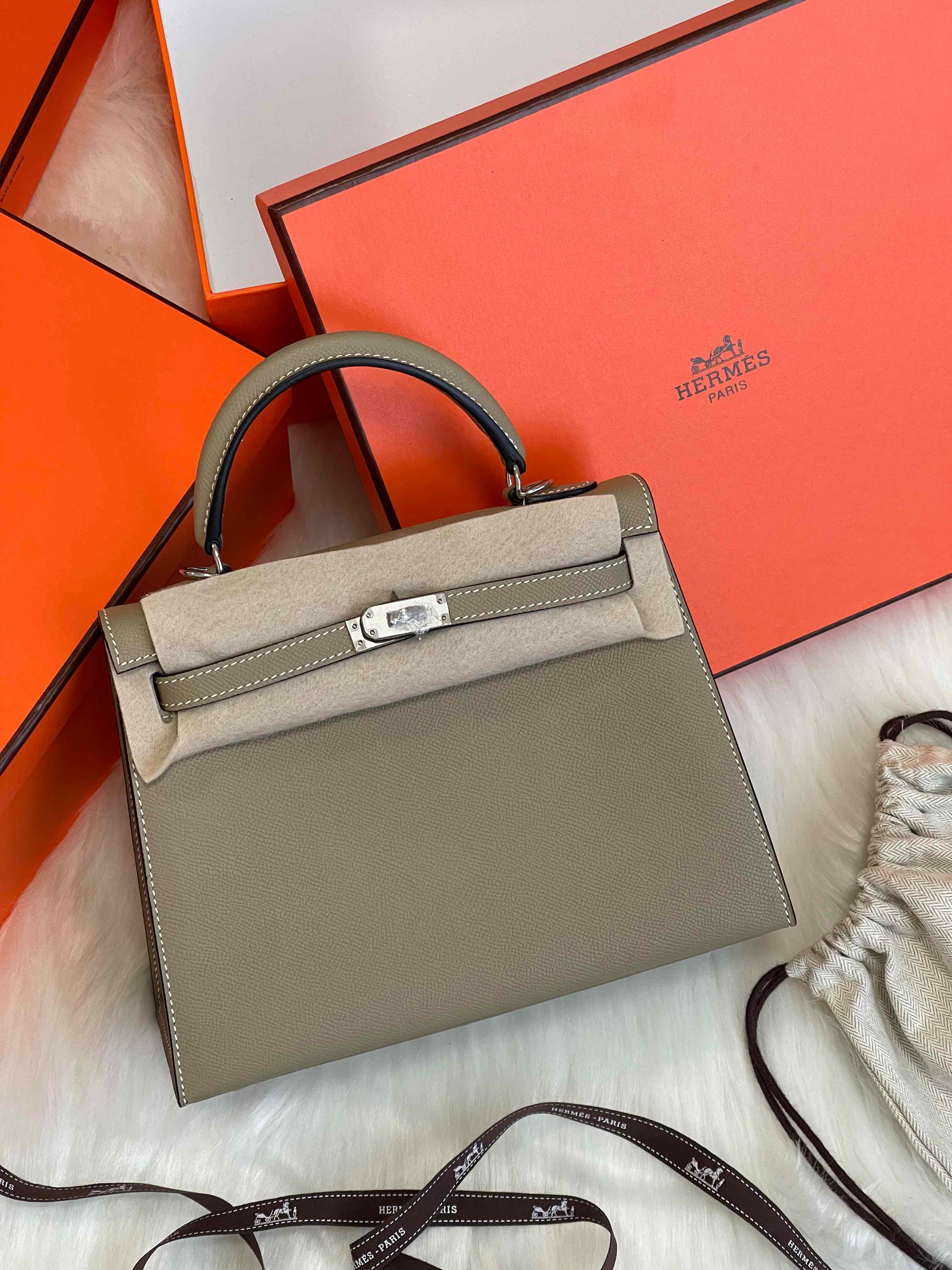 Hermès Kelly 25 Epsom Leather Bag – Full Color Collection Available in UAE & GCC