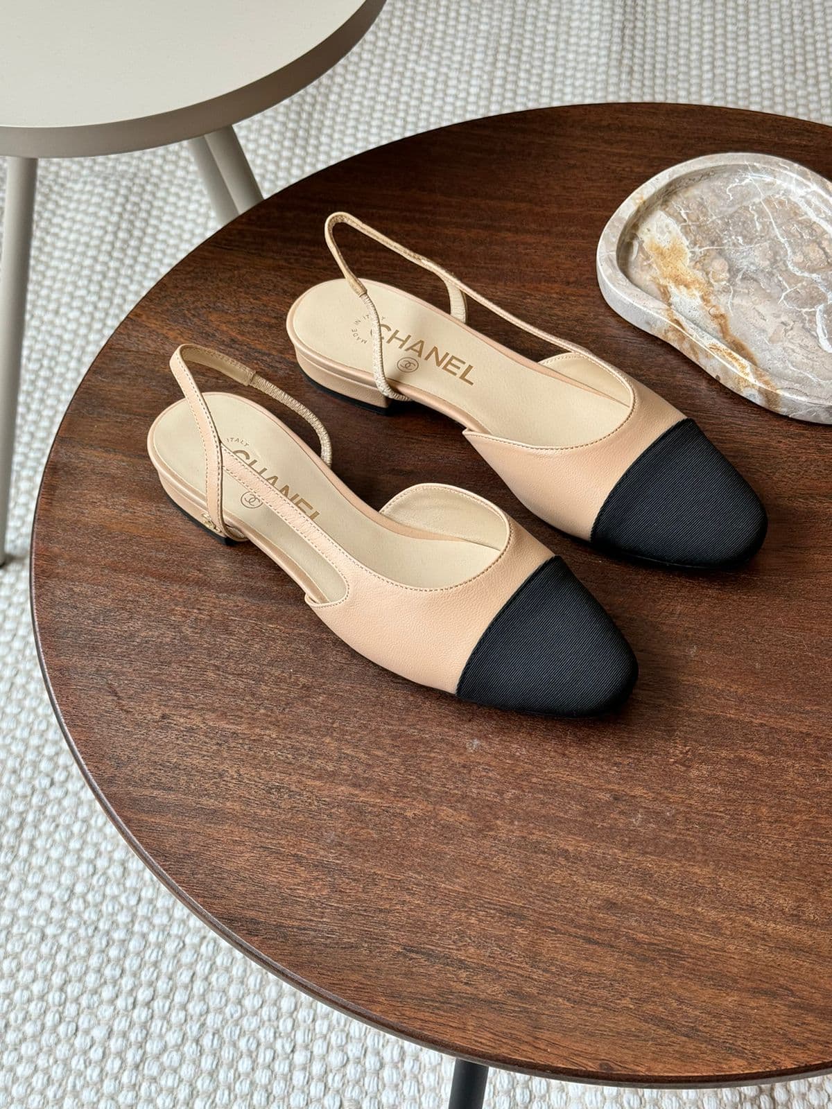 Chanel Slingback Pumps – Lambskin Leather Classic Edition