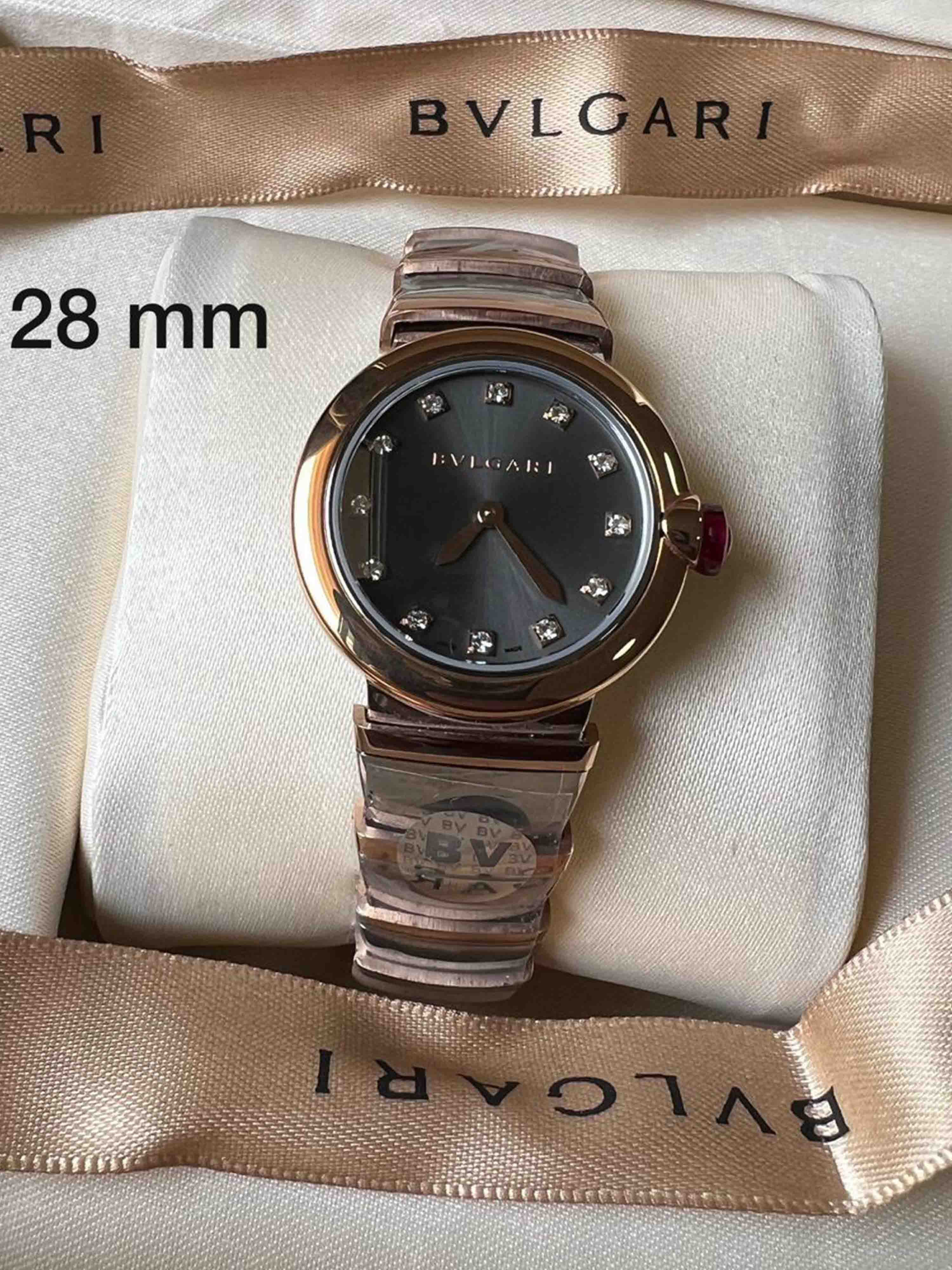 Bvlgari Classic 28mm Anthracite Dial Ladies Watch Collection