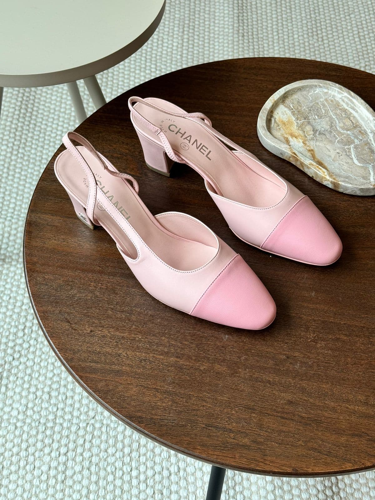 Chanel Slingback in Grosgrain Fabric – Timeless Parisian Texture