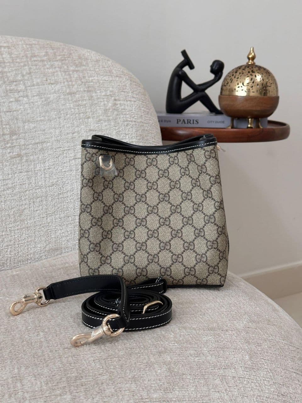 Gucci GG Emblem Small Bag – Monogram Coated Canvas