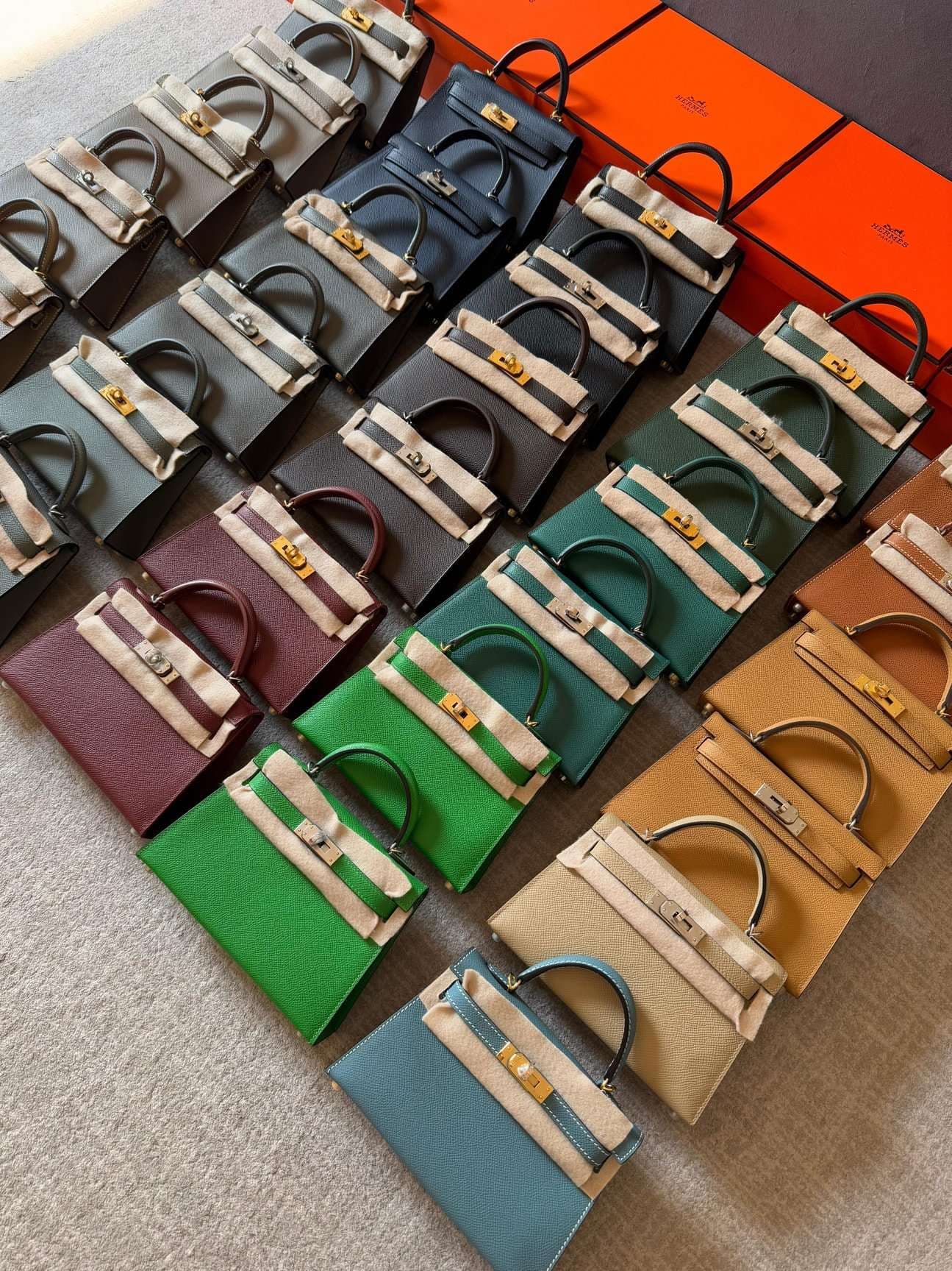 Hermès Mini Kelly 20 Epsom – Full Color Spectrum