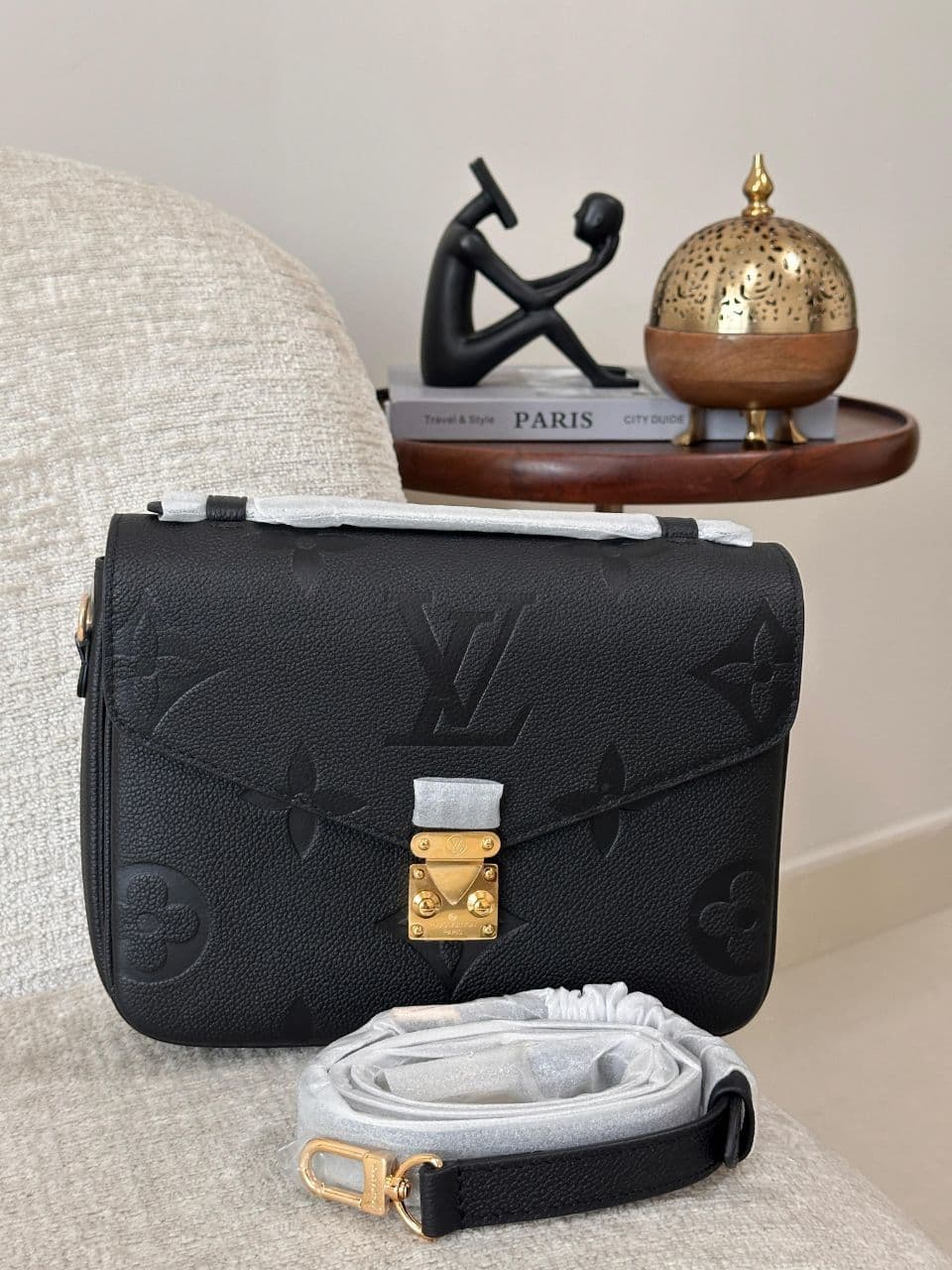 Louis Vuitton Pochette Métis Monogram Leather Bag