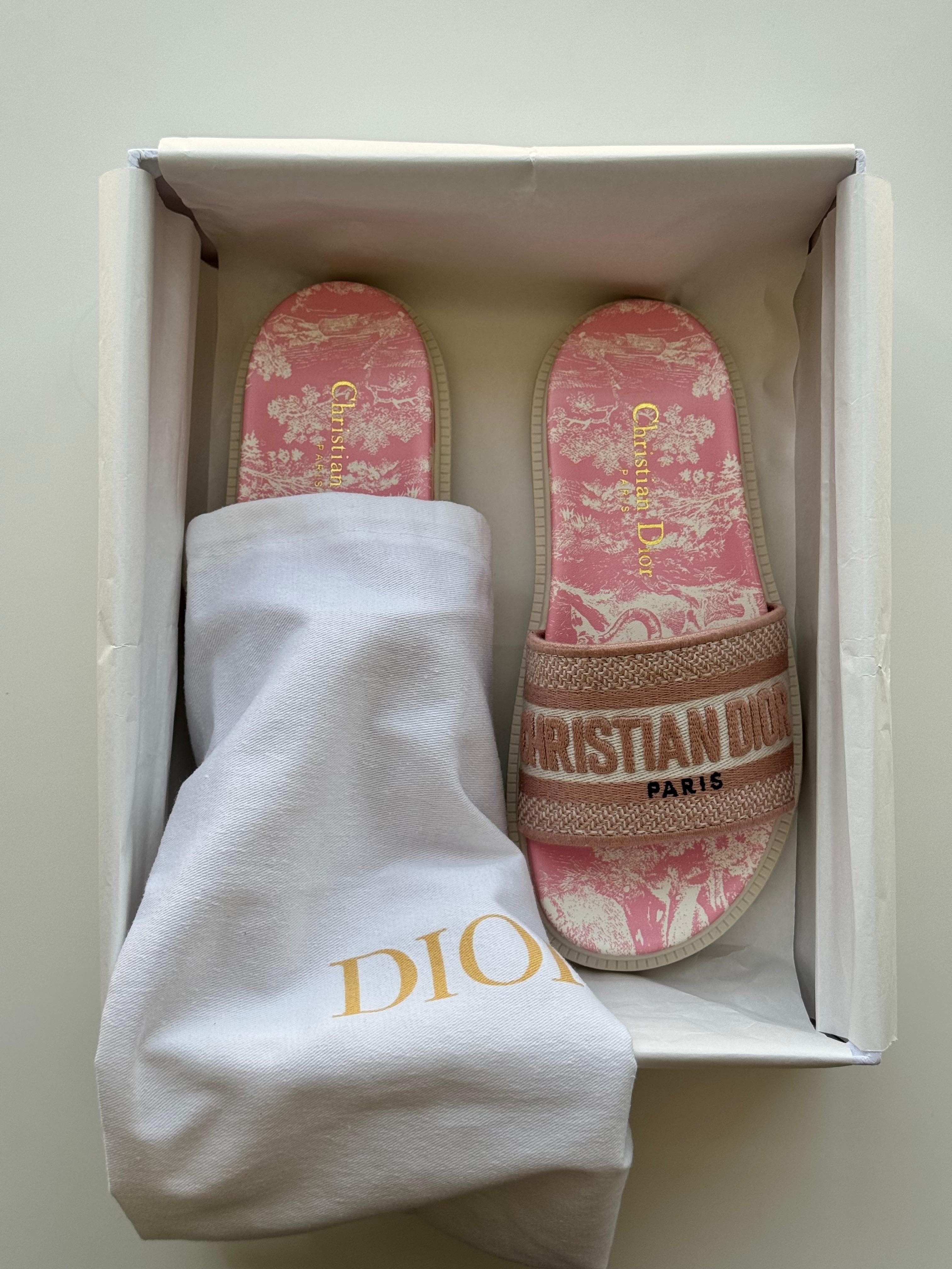 Christian Dior Dway Slides – Multicolor Summer Luxury for Effortless Chic