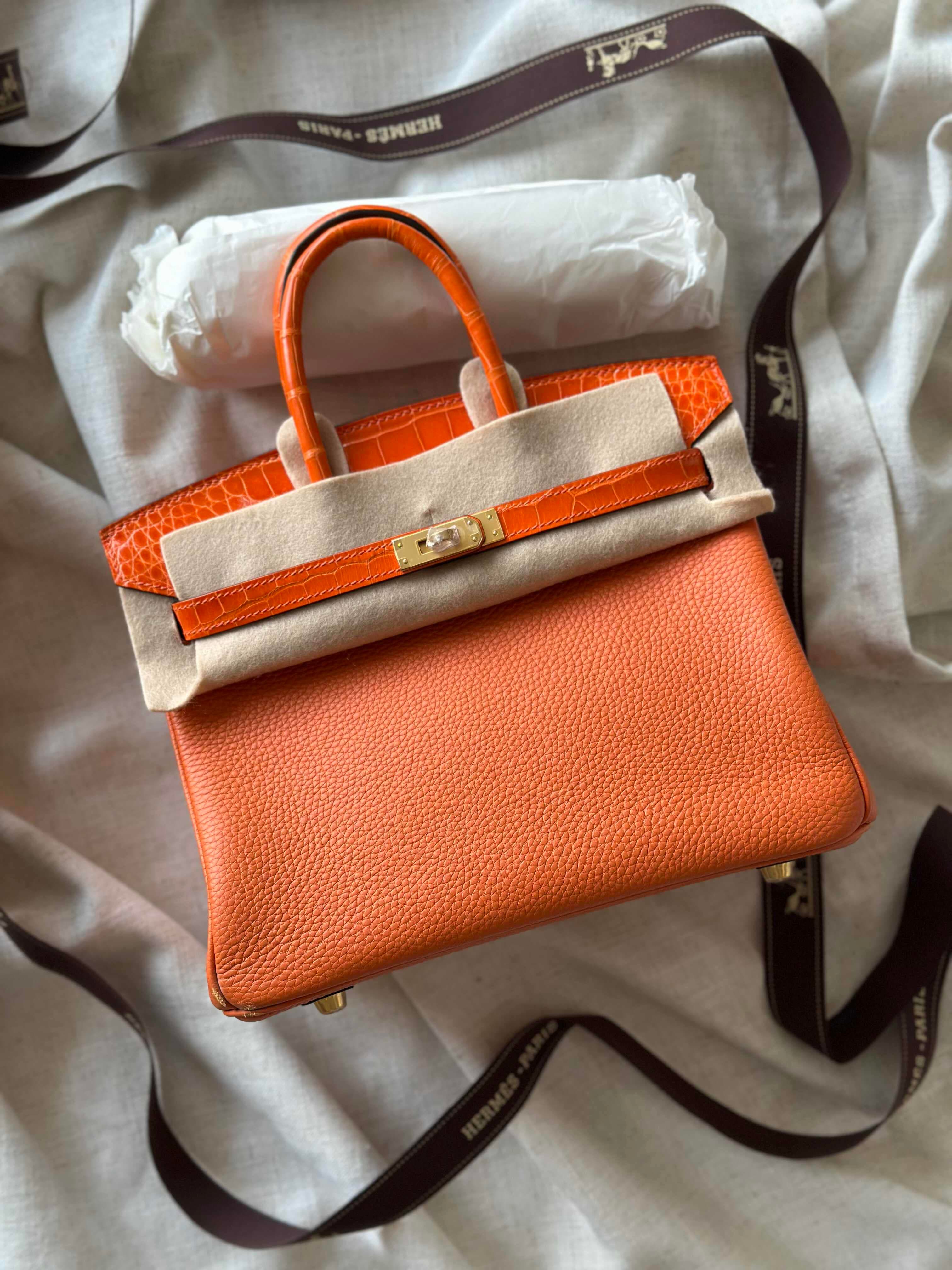 Hermès Birkin Touch – Togo Leather Body with Crocodile Matte Accents Collection