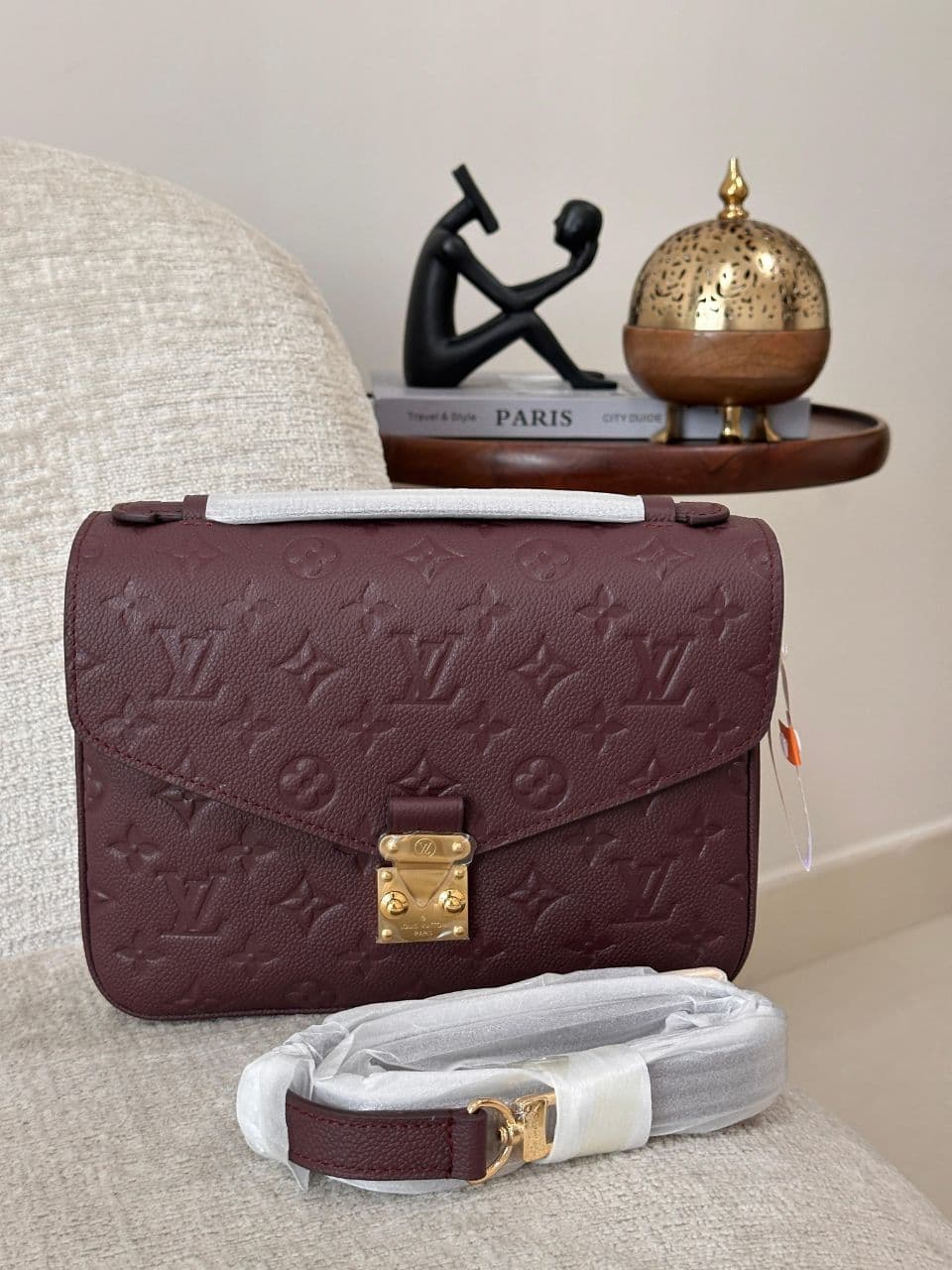 Louis Vuitton Pochette Métis Monogram Leather Bag