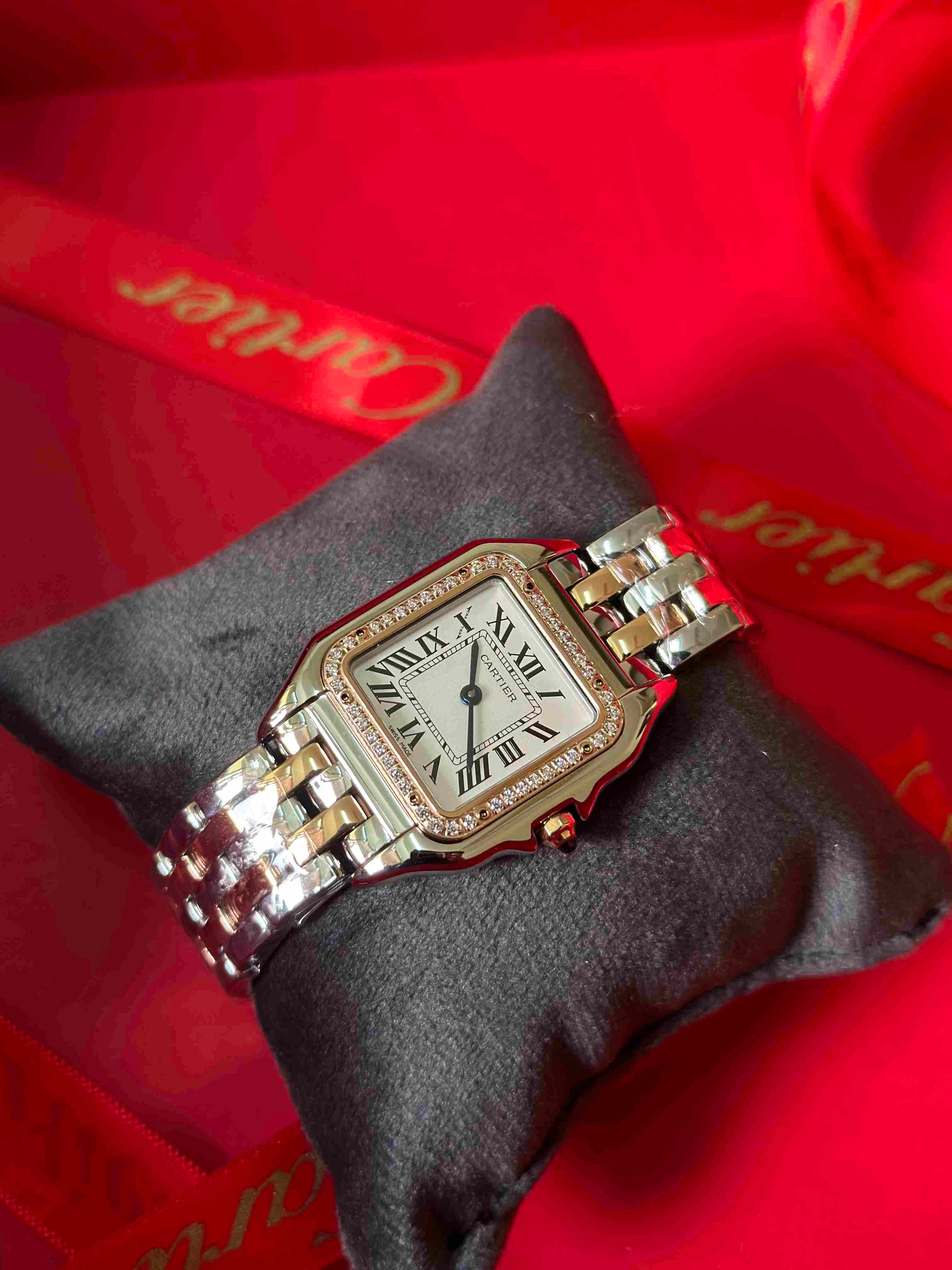 Cartier Panthère de Cartier Two-Tone Watch – Gold & Silver Bicolor Design for Women