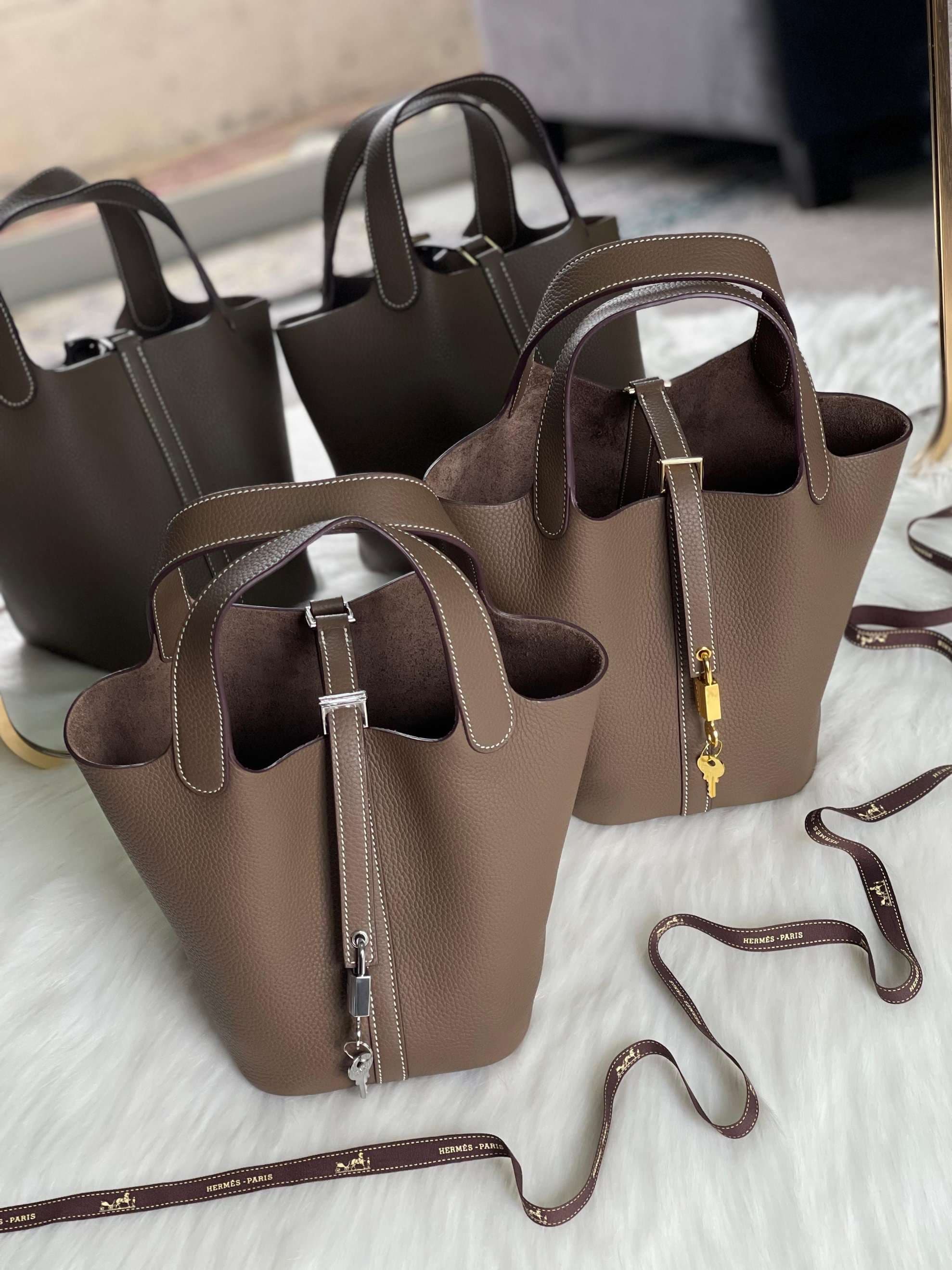 Hermès Picotin Togo Leather Bag – Size 18 cm & 22 cm