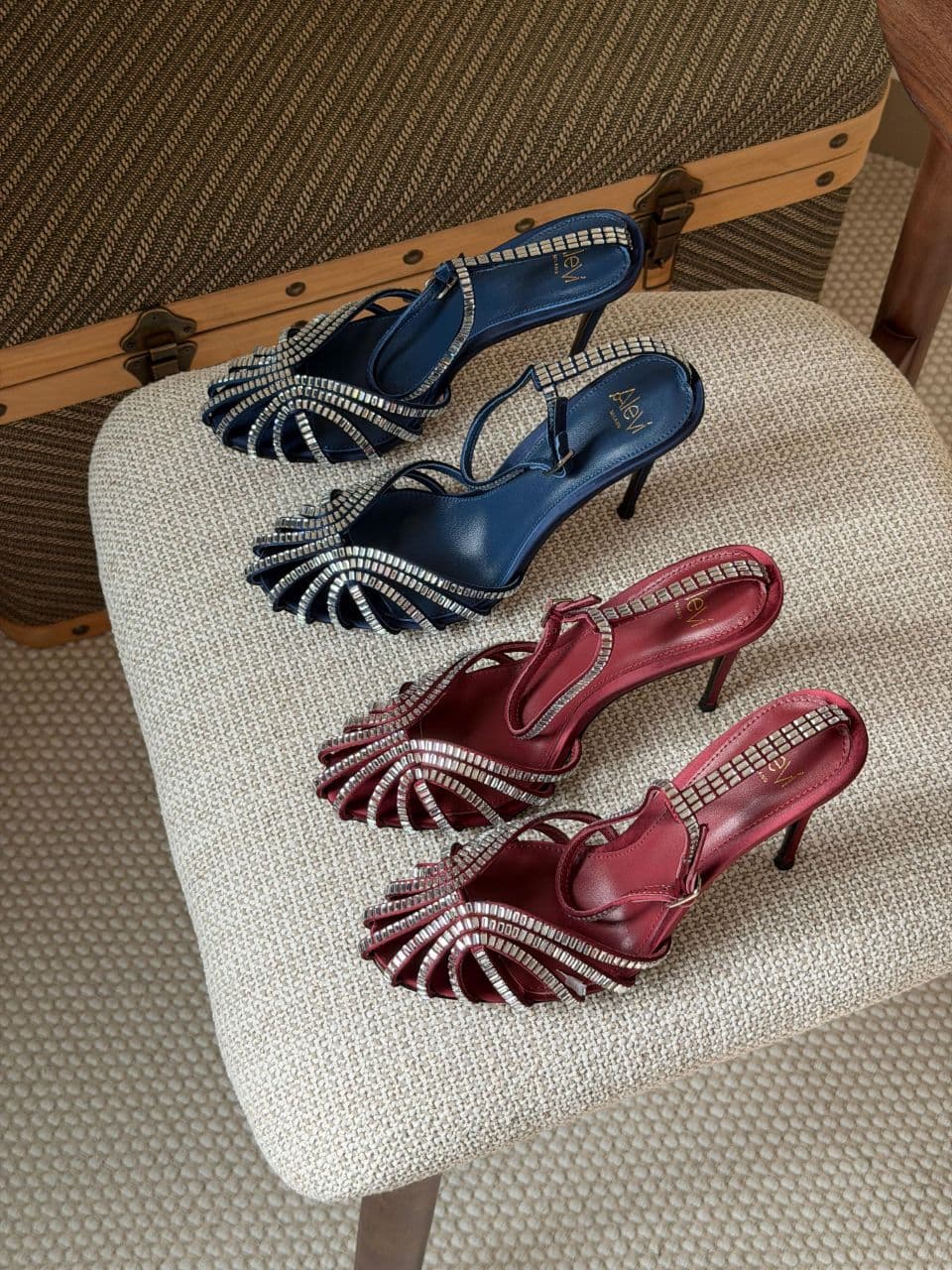 Aleví Milano Penelope 110 Crystal Sandals