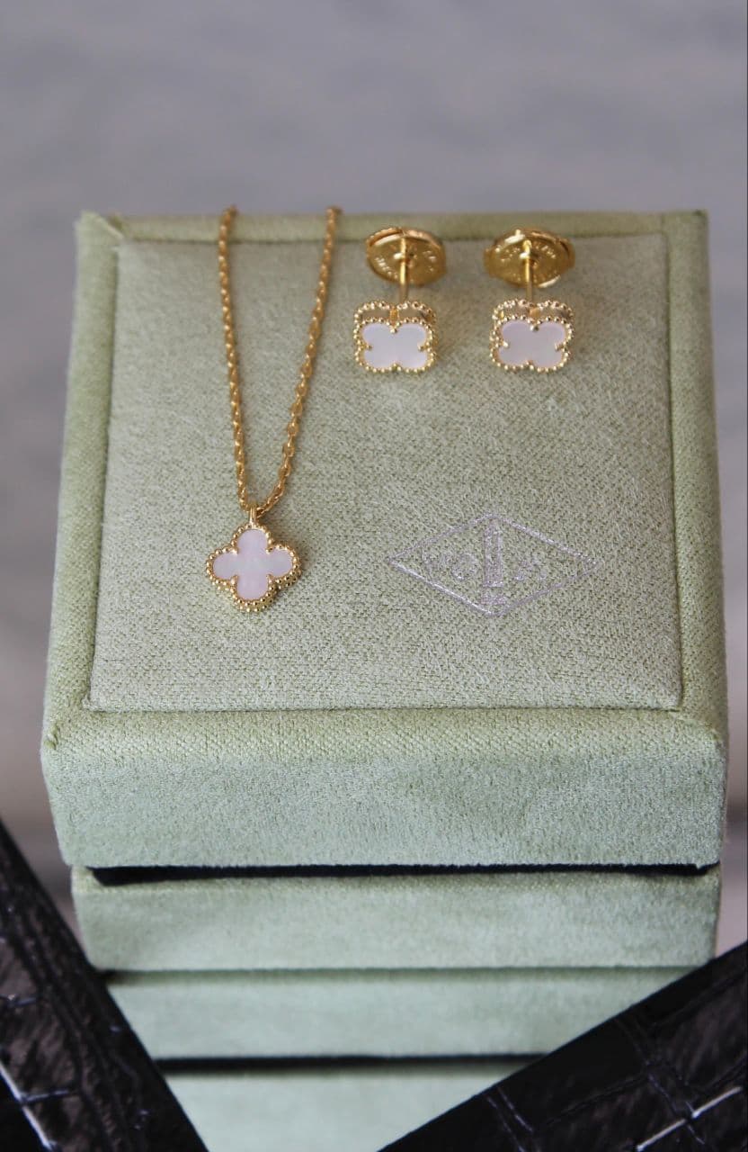 Van Cleef & Arpels Alhambra Necklace & Earrings