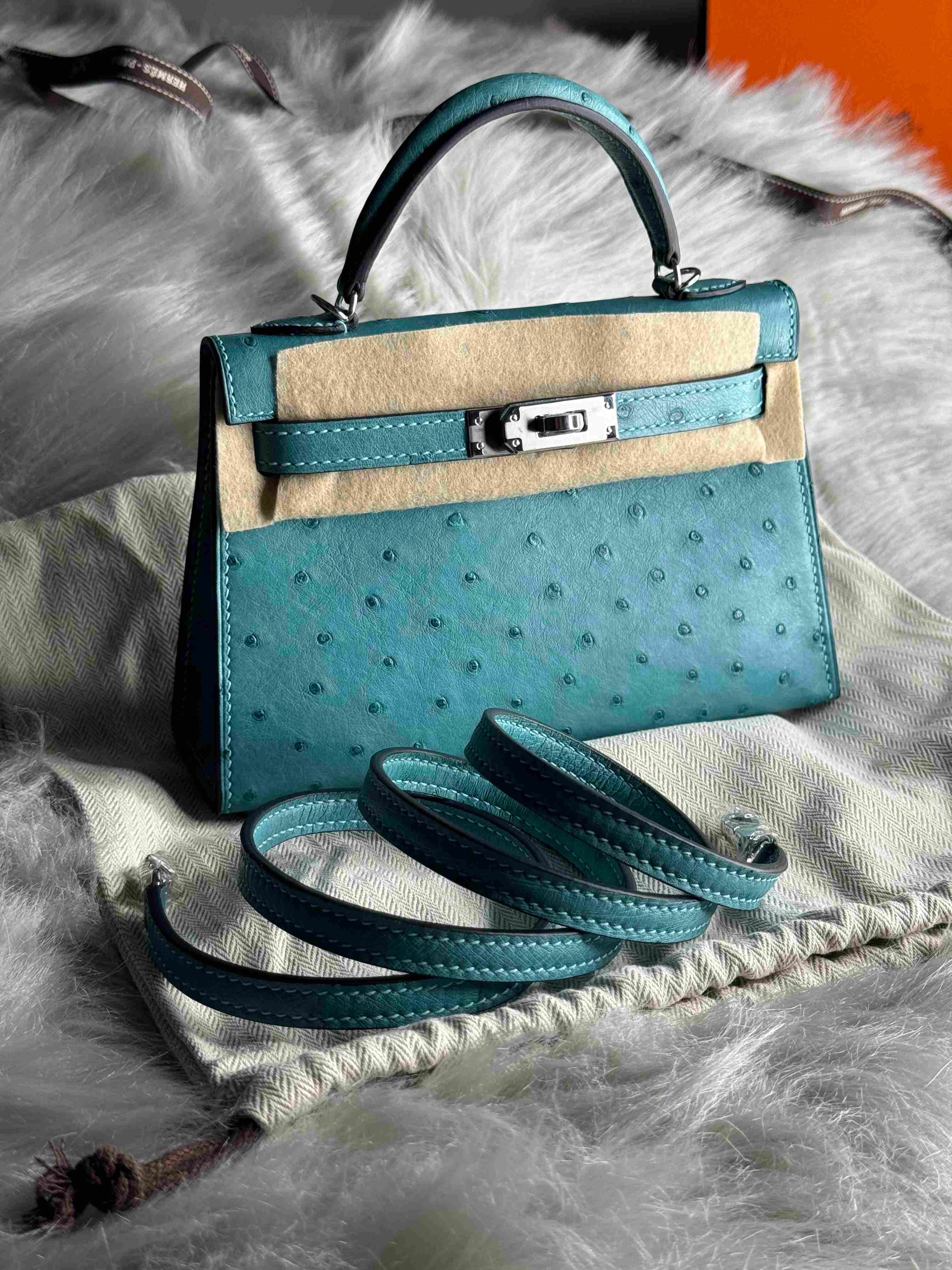 Hermès Mini Kelly Ostrich Leather – Limited Edition