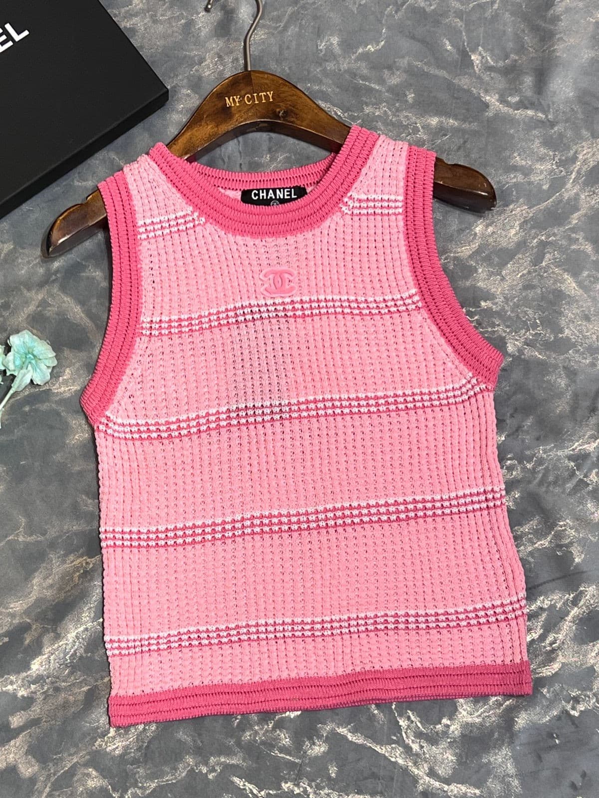 Chanel Cashmere Knit Top