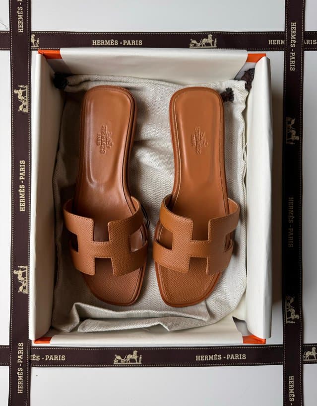 Hermes Oran Sandal Epsom