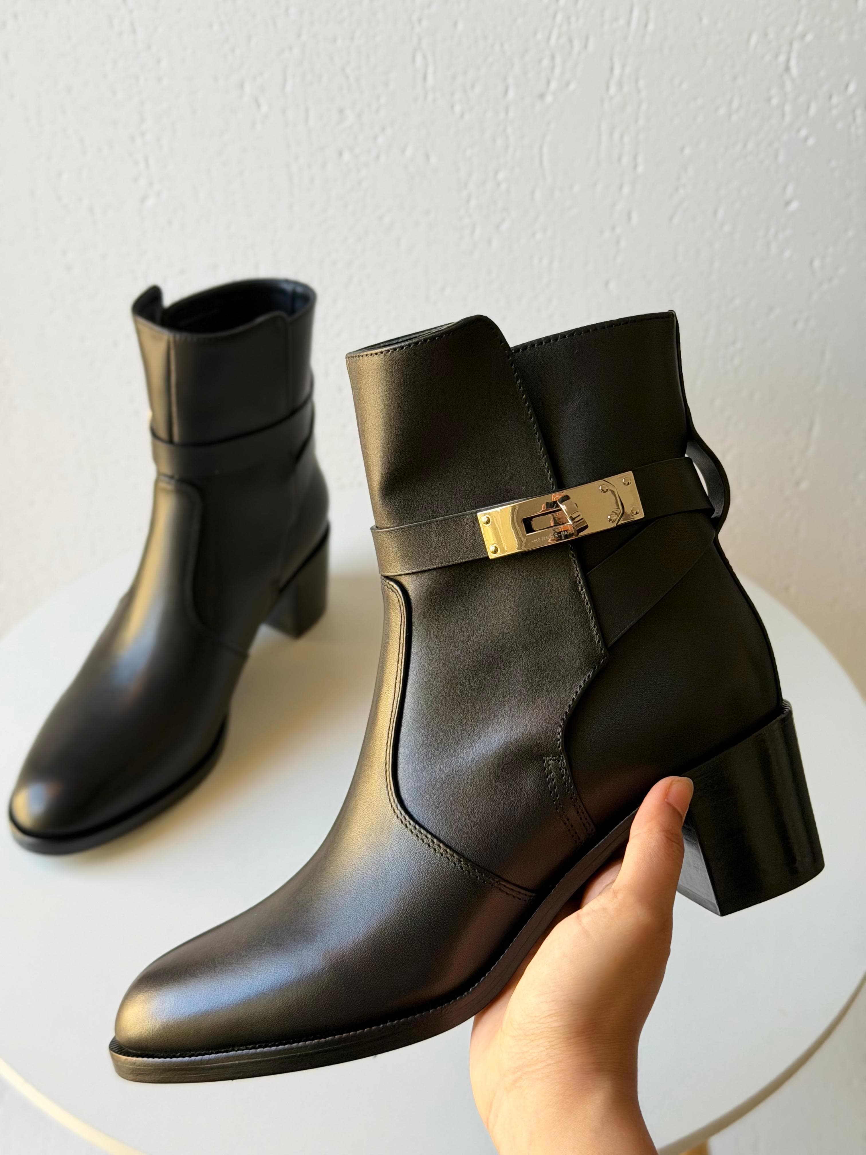 Hermès Style Ankle Boot – High Heel