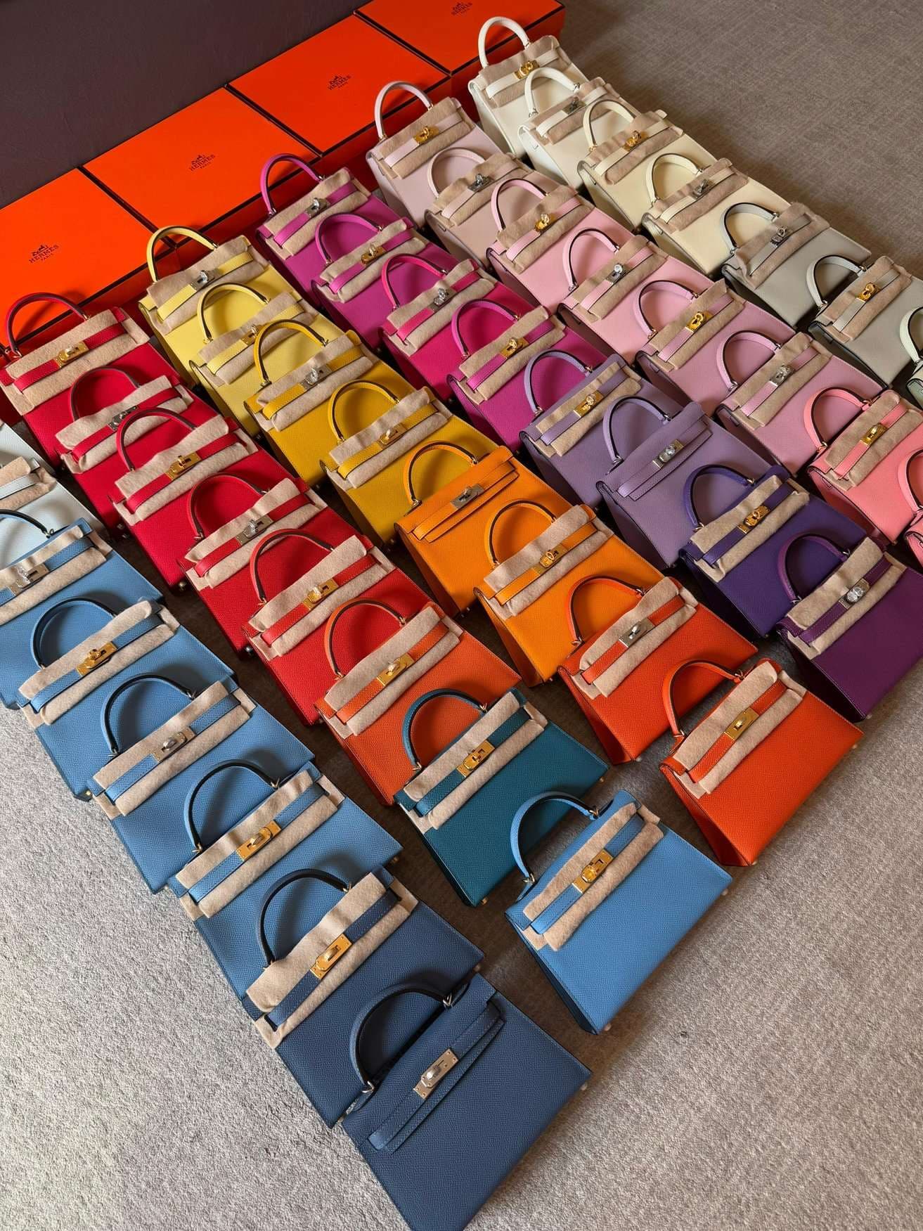 Hermès Mini Kelly 20 Epsom – Full Color Spectrum