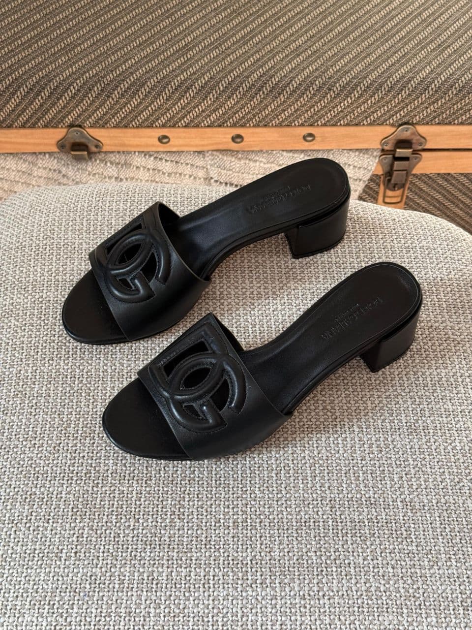 D&G Heeled Slides – Women’s Luxury Sandals