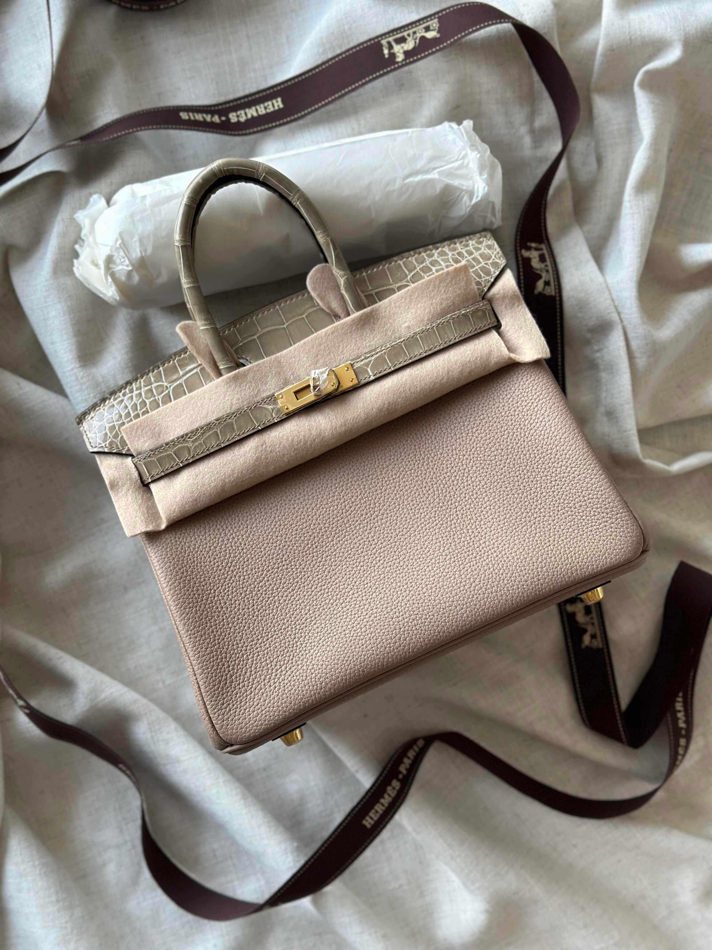 Hermès Birkin Touch – Togo Leather Body with Crocodile Matte Accents Collection