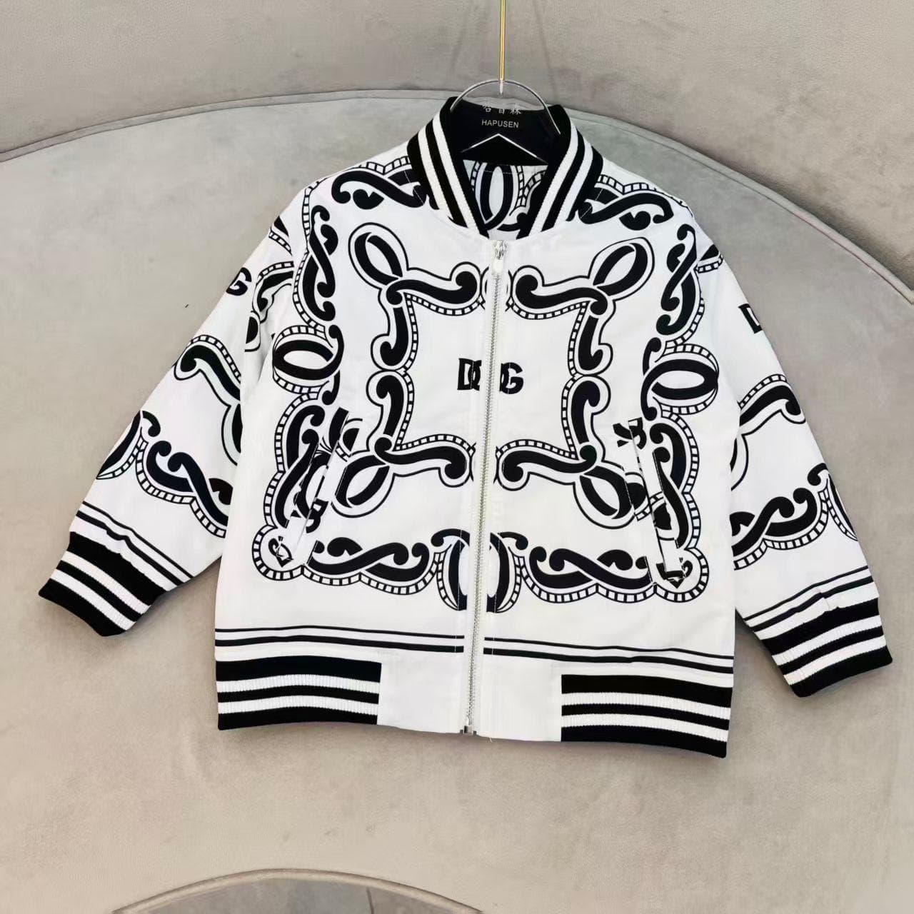 D&G Kids Bomber Jacket – Luxury Designer Style for Boys & Girls (2–12 Years)