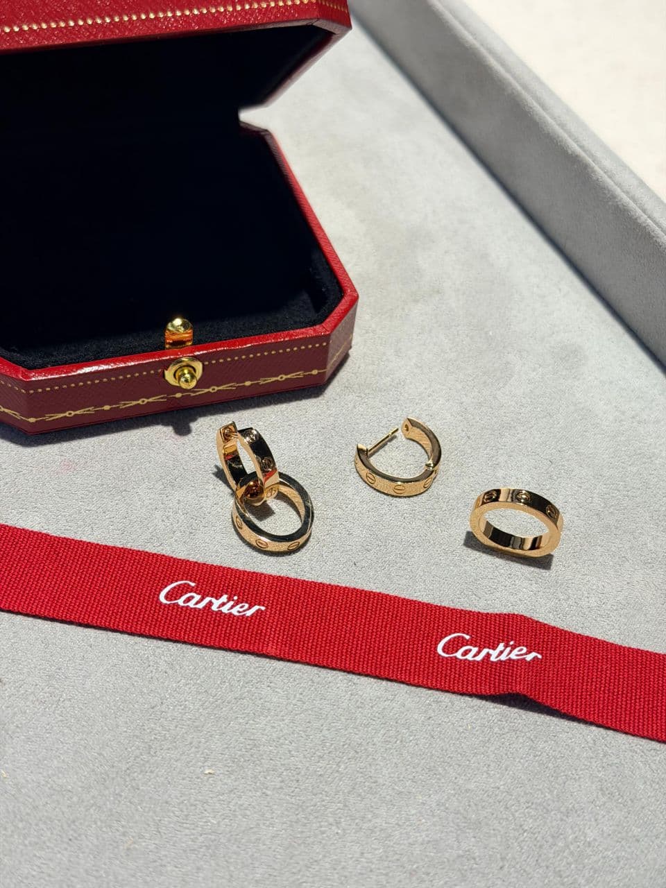 Cartier Love Hoop Earrings