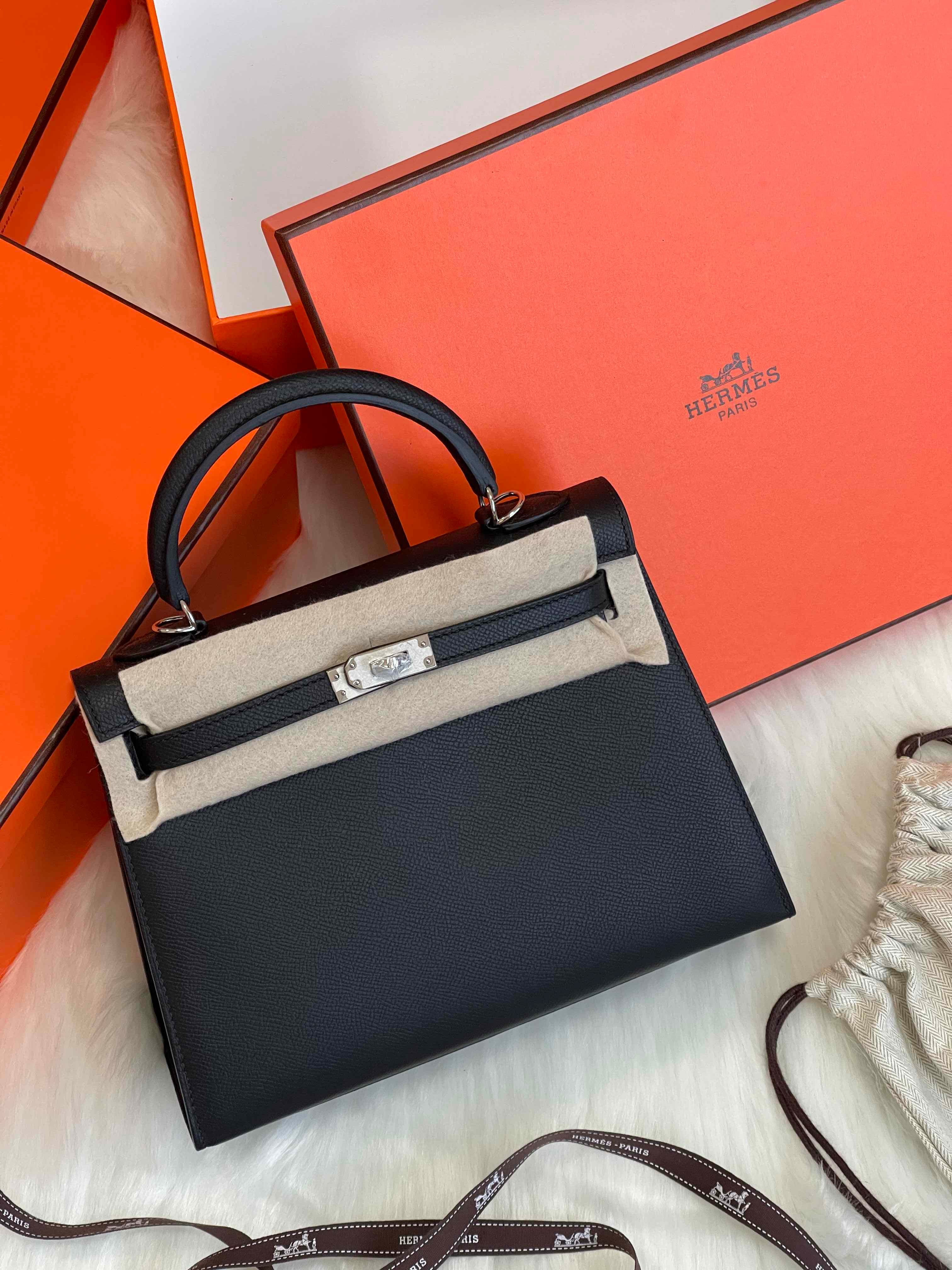 Hermès Kelly 25 Epsom Leather Bag – Full Color Collection Available in UAE & GCC
