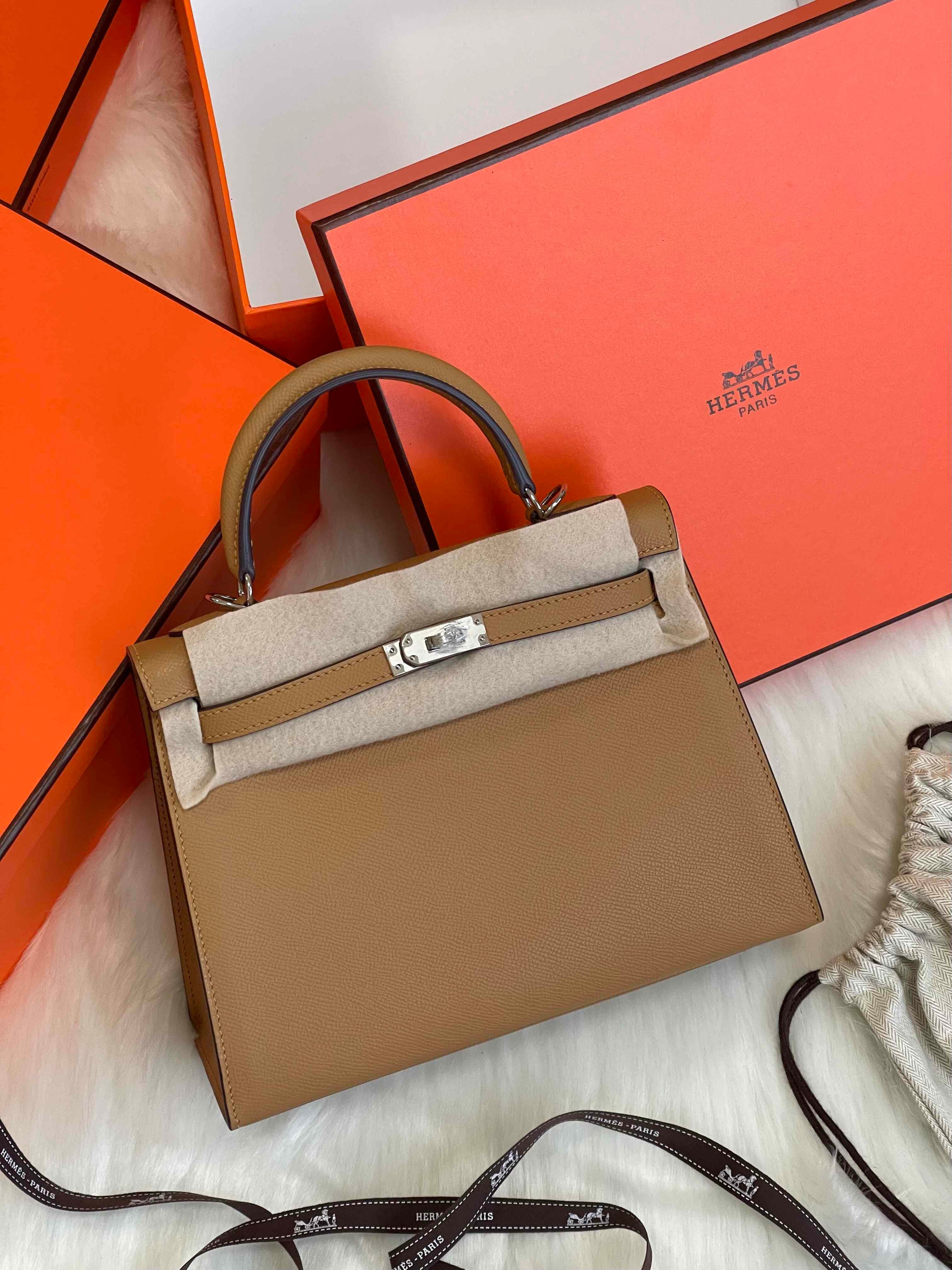 Hermès Kelly 25 Epsom Leather Bag – Full Color Collection Available in UAE & GCC