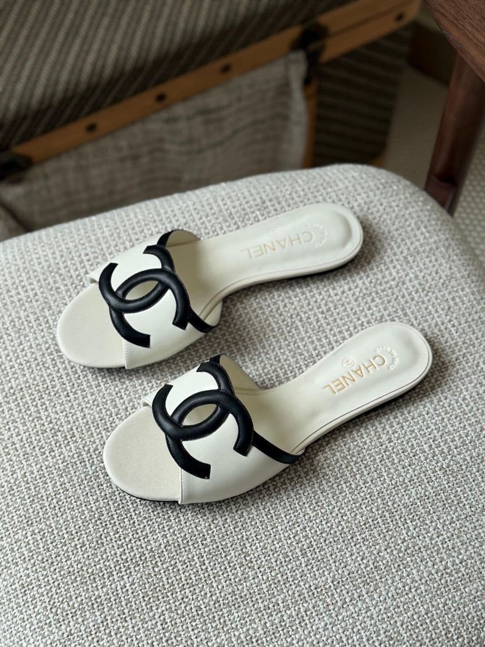 Chanel CC Logo Flat Mules Sandals 2026 Collection