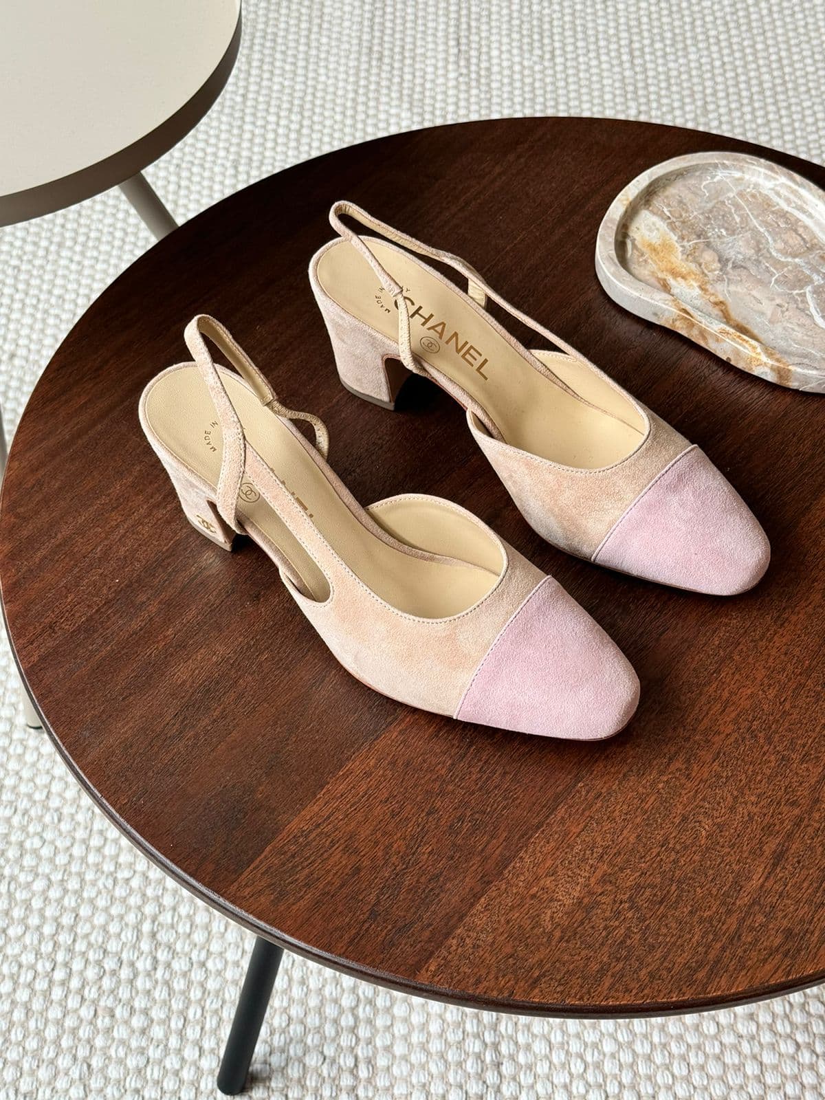 Chanel Slingback in Suede Leather – Soft Luxury for Every Step
