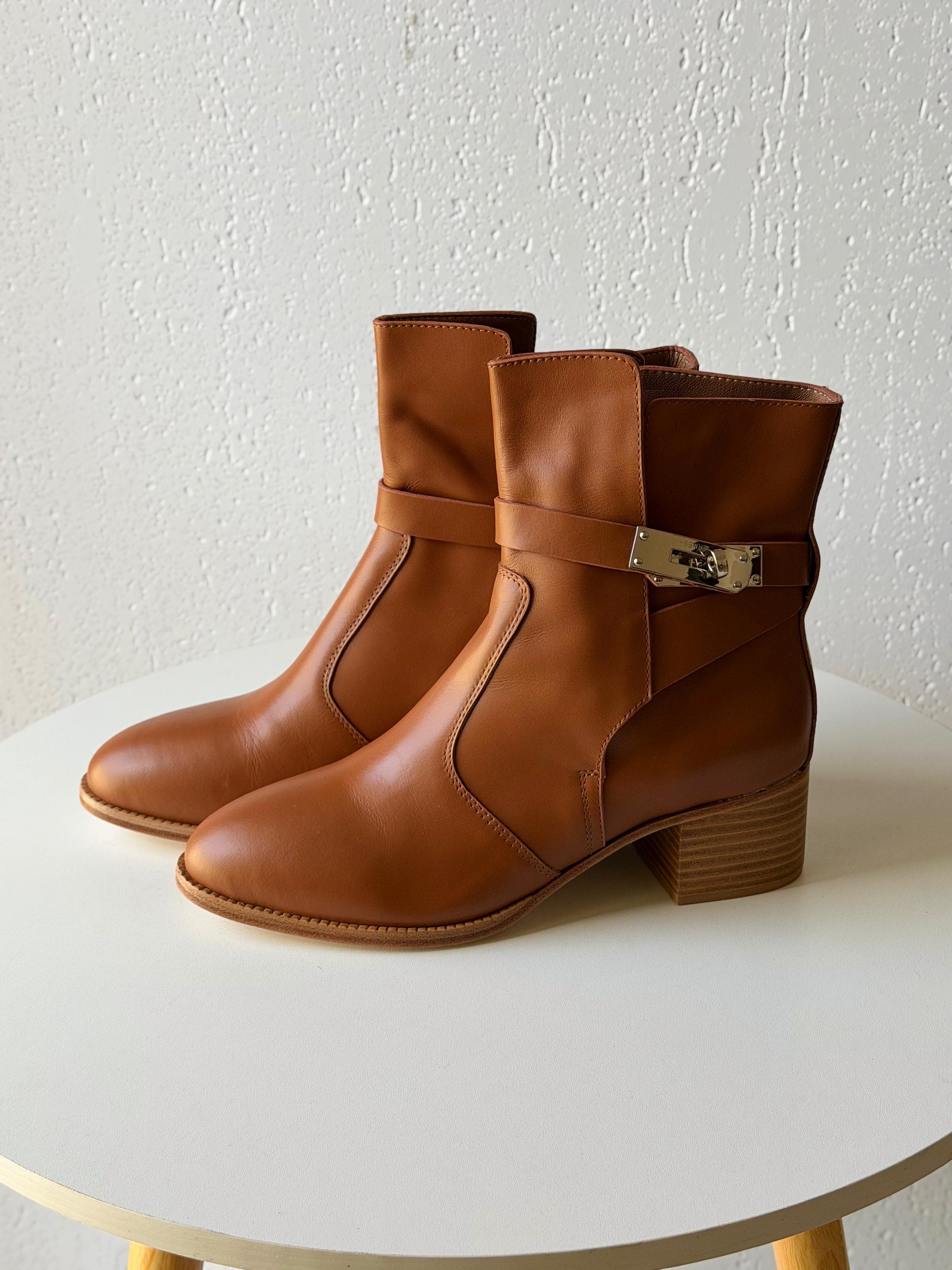 Hermès Style Ankle Boot – High Heel