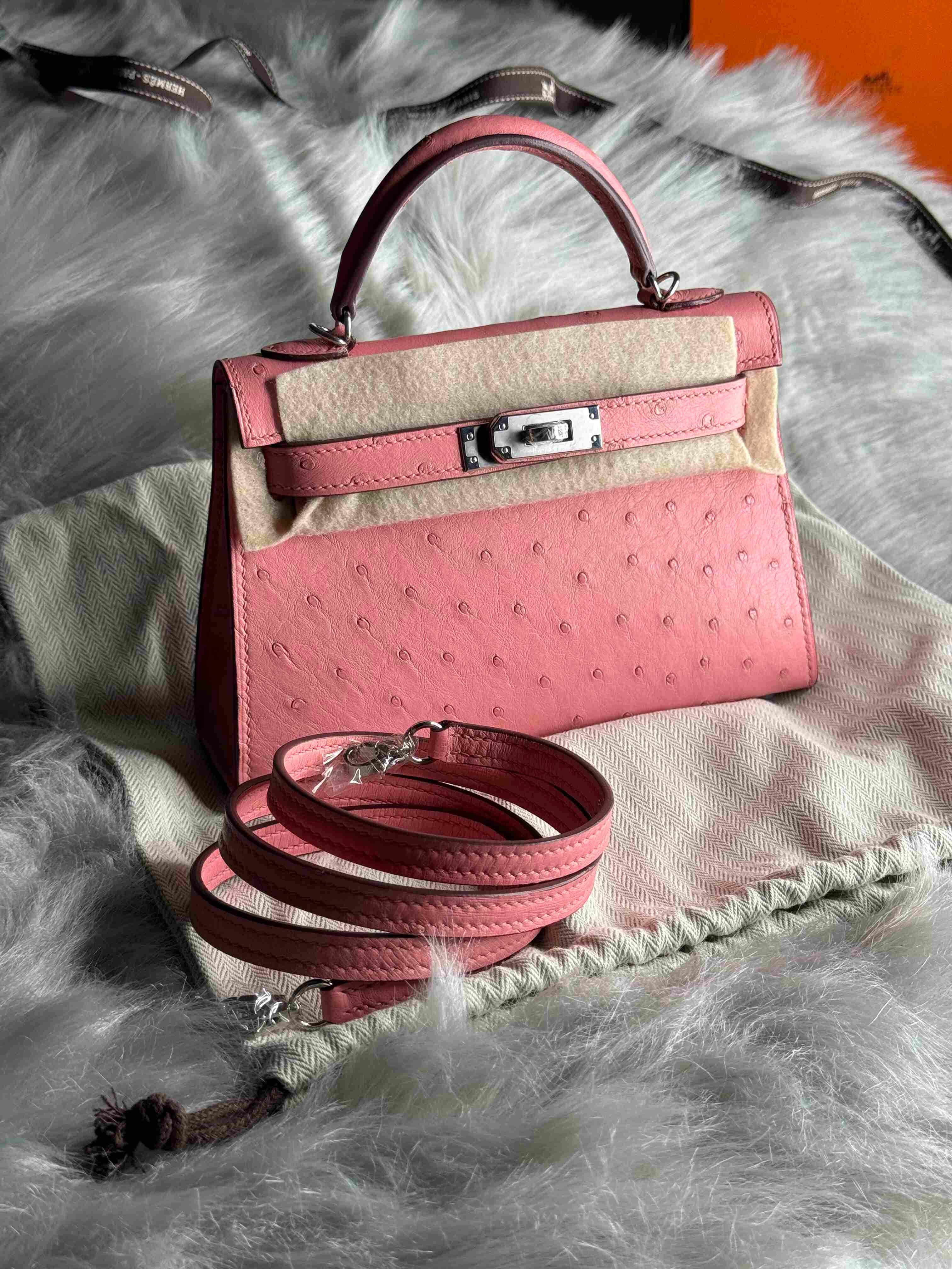 Hermès Mini Kelly Ostrich Leather – Limited Edition