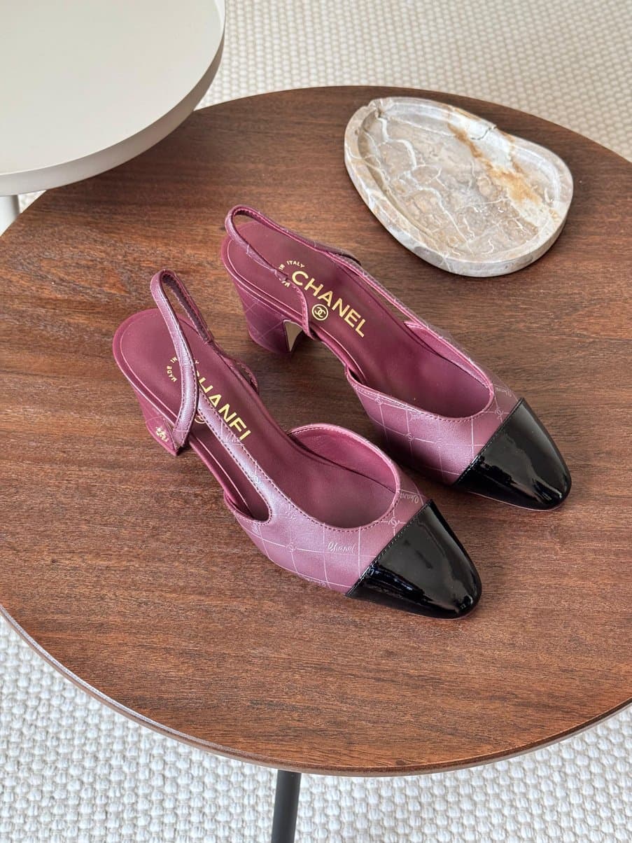 Chanel Slingback Low Heel – Subtle Elegance with Everyday Comfort