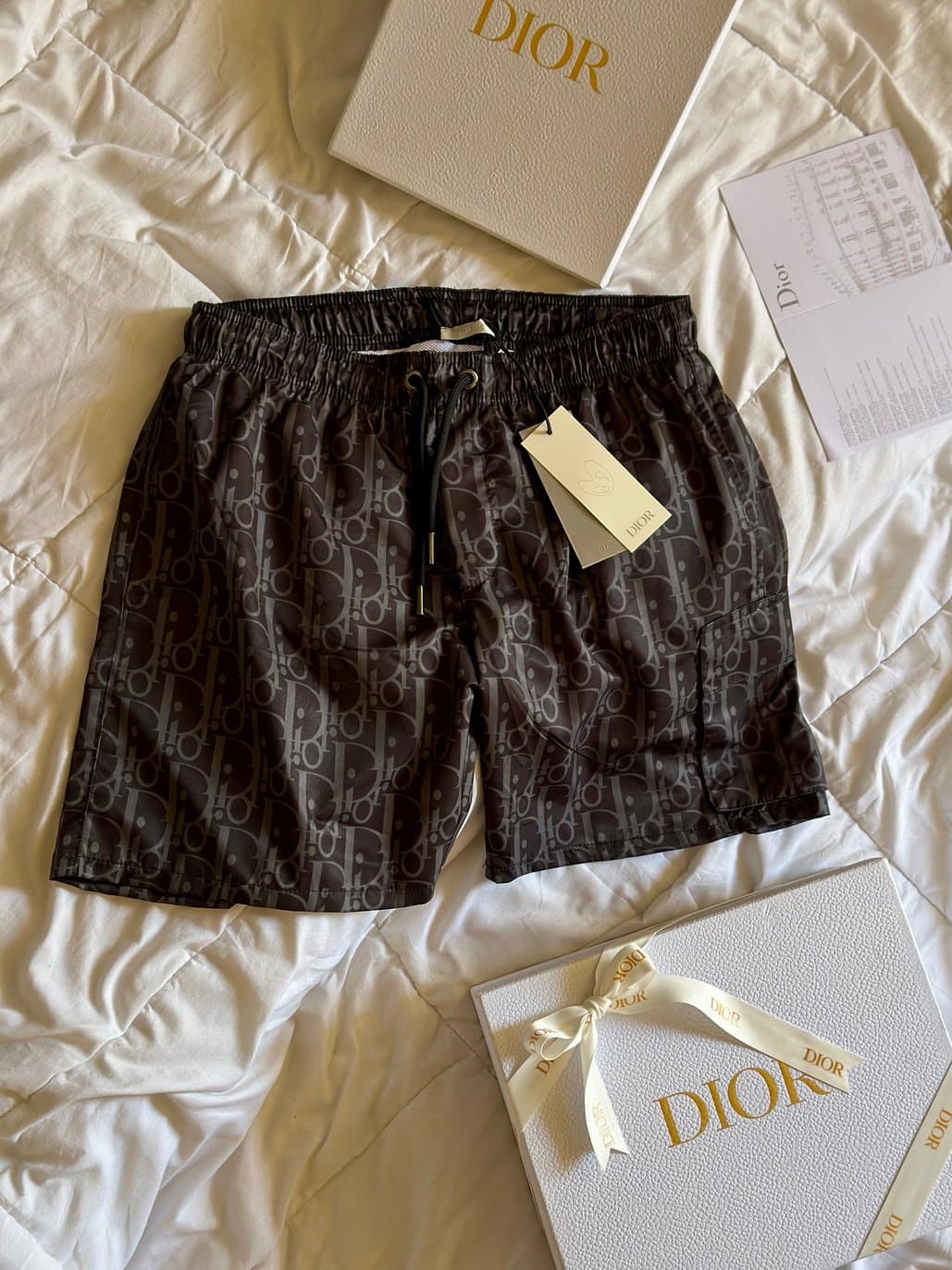 Dior Men's Monogram Swim Shorts