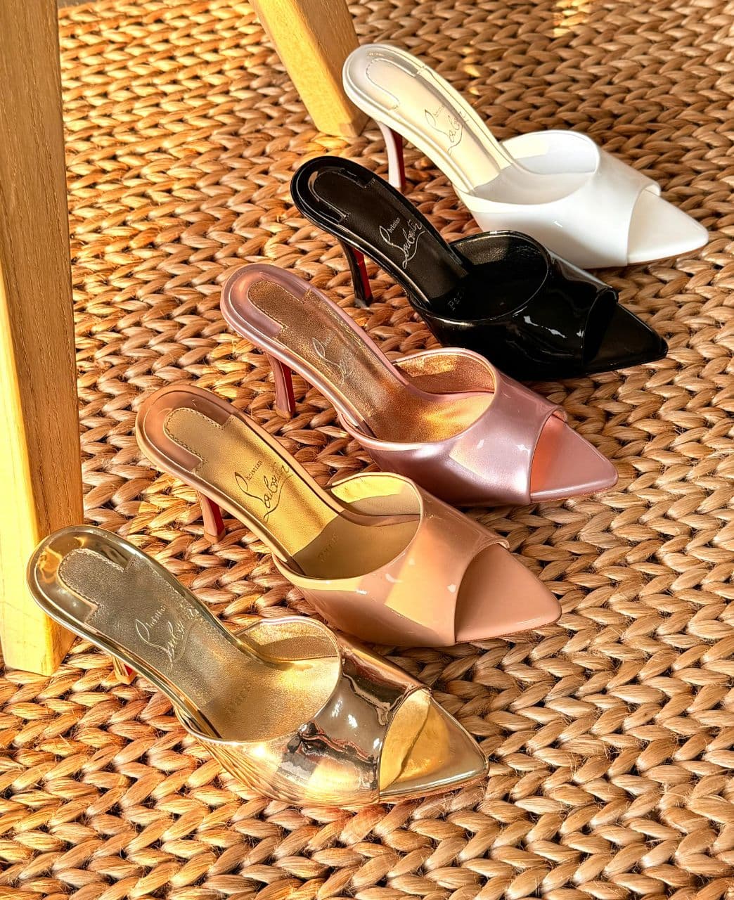 Christian Louboutin Open-Toe Mules – Multiple Colors