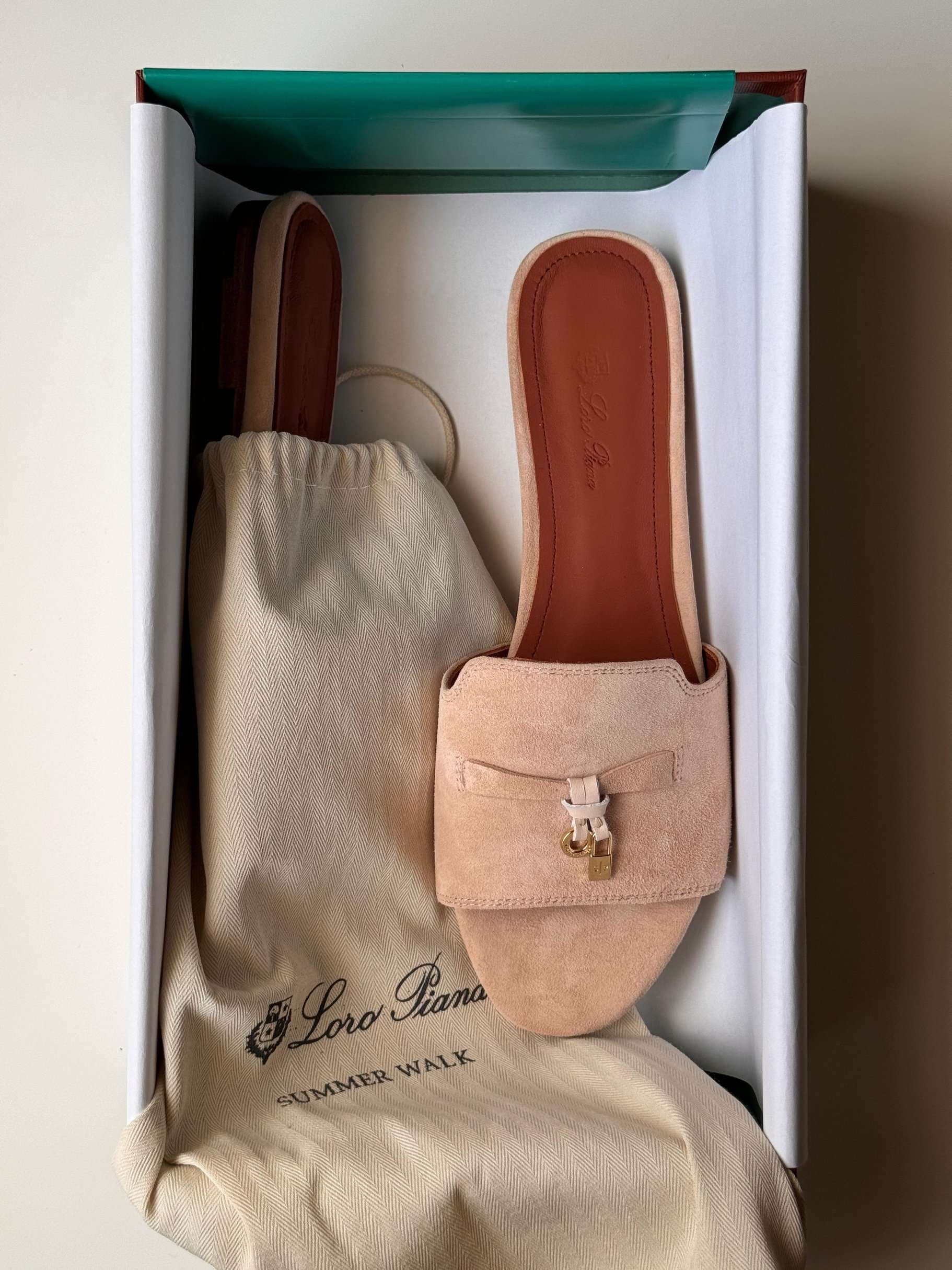 Loro Piana Summer Charms Flat Sandal