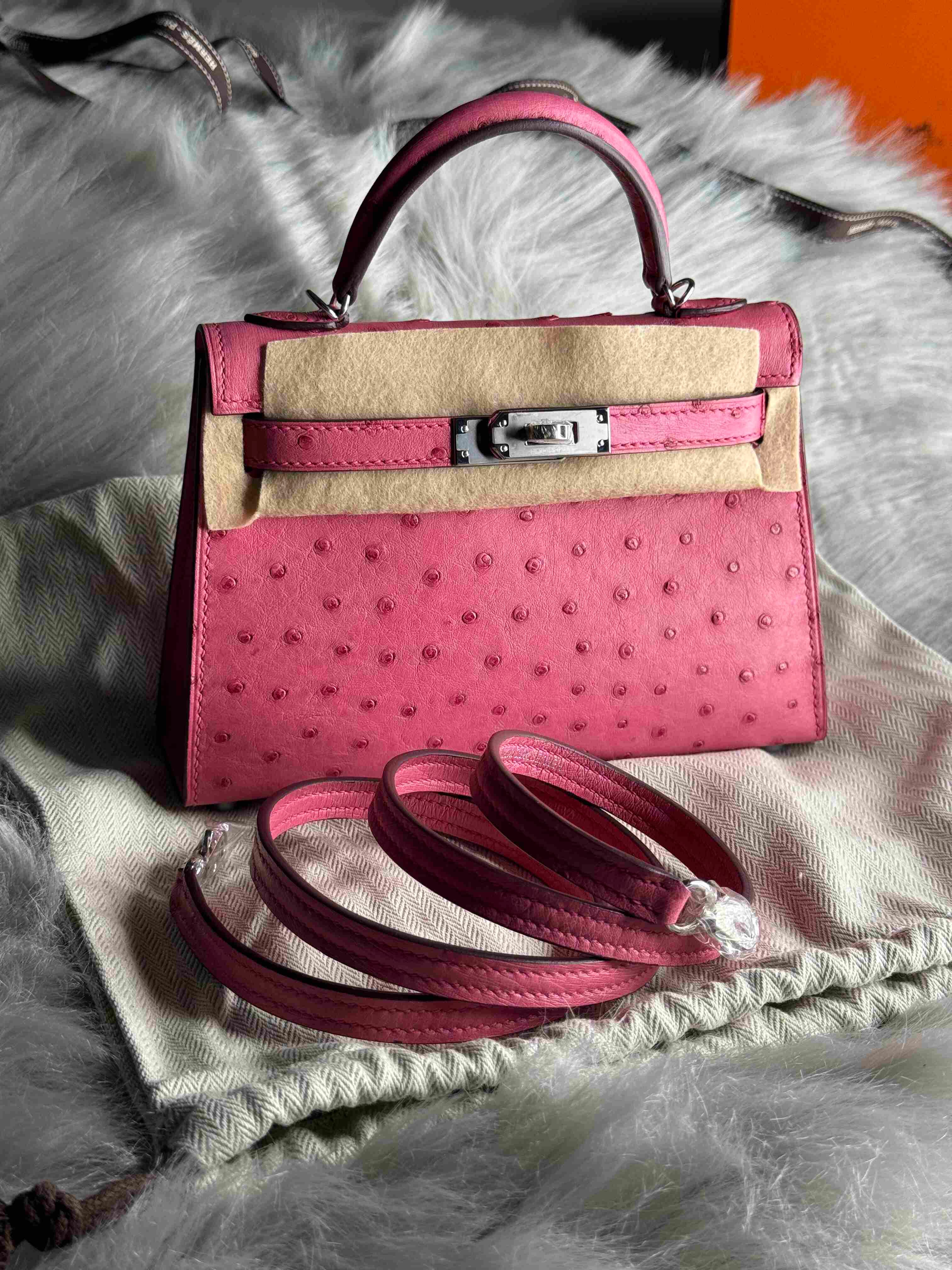 Hermès Mini Kelly Ostrich Leather – Limited Edition