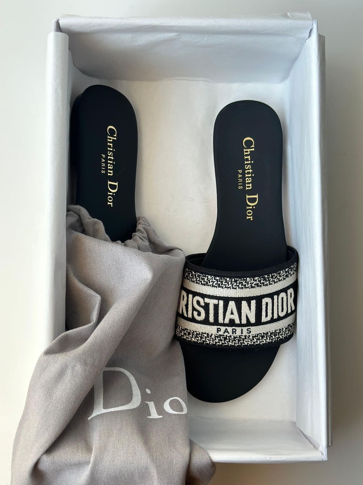 Christian Dior Dway Flat Slides
