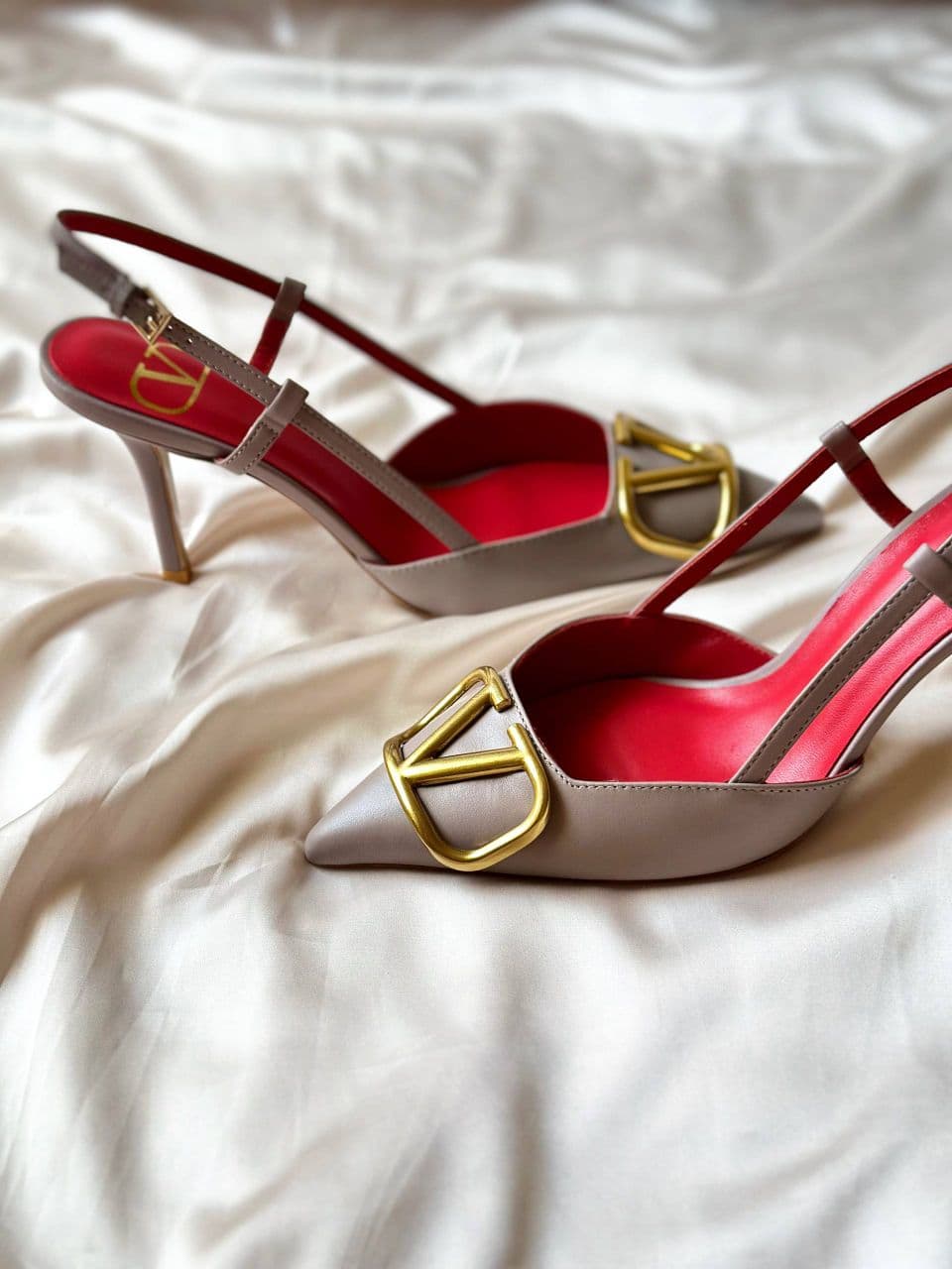 Valentino Garavani VLogo Signature Patent Leather Slingback Pumps – Full Collection