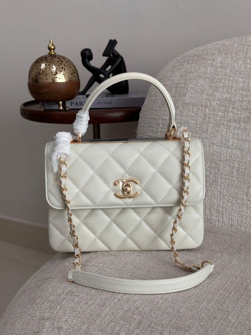 Chanel Trendy CC Lambskin Leather Handbag