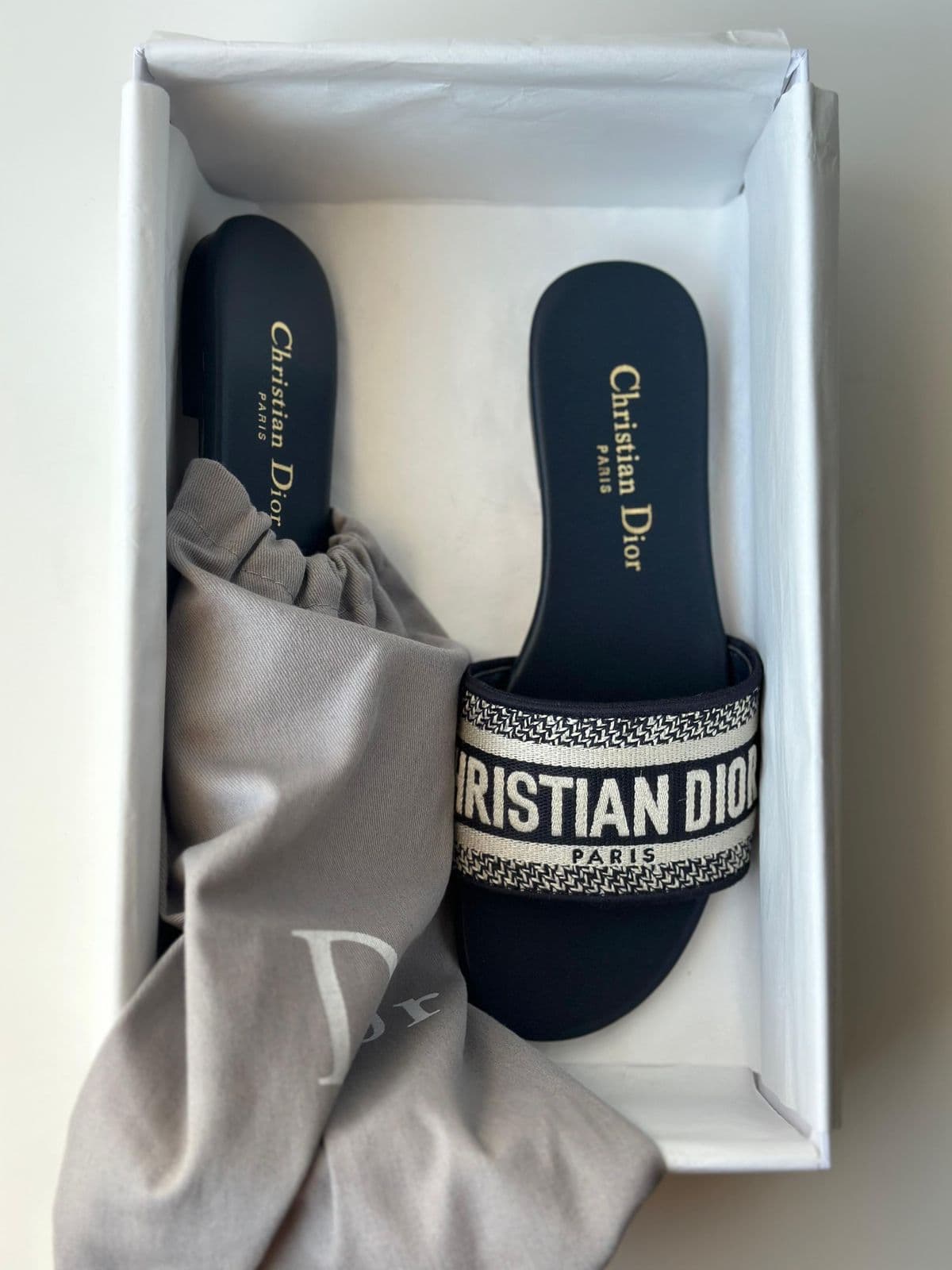 Christian Dior Dway Flat Slides