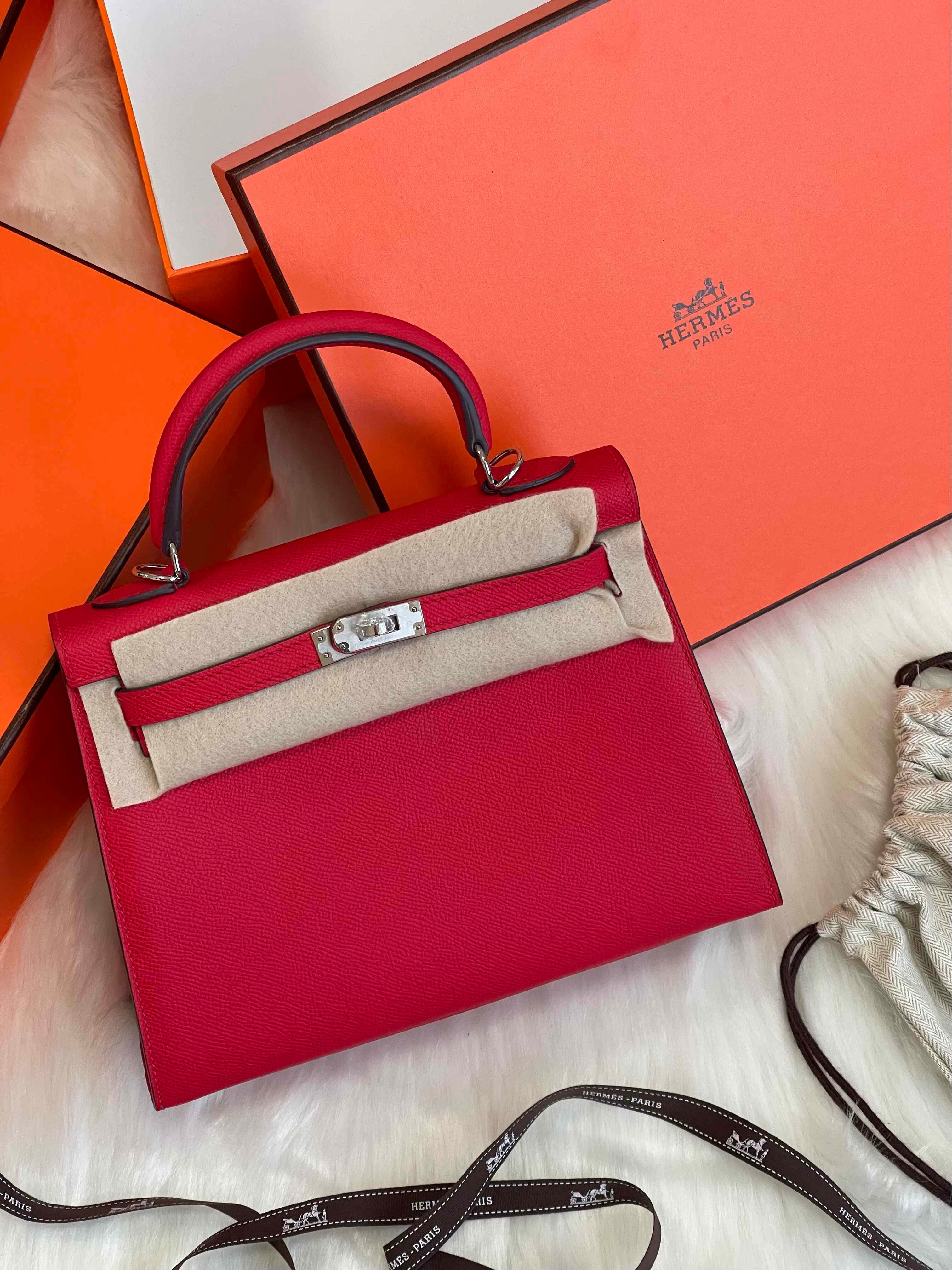 Hermès Kelly 25 Epsom Leather Bag – Full Color Collection Available in UAE & GCC
