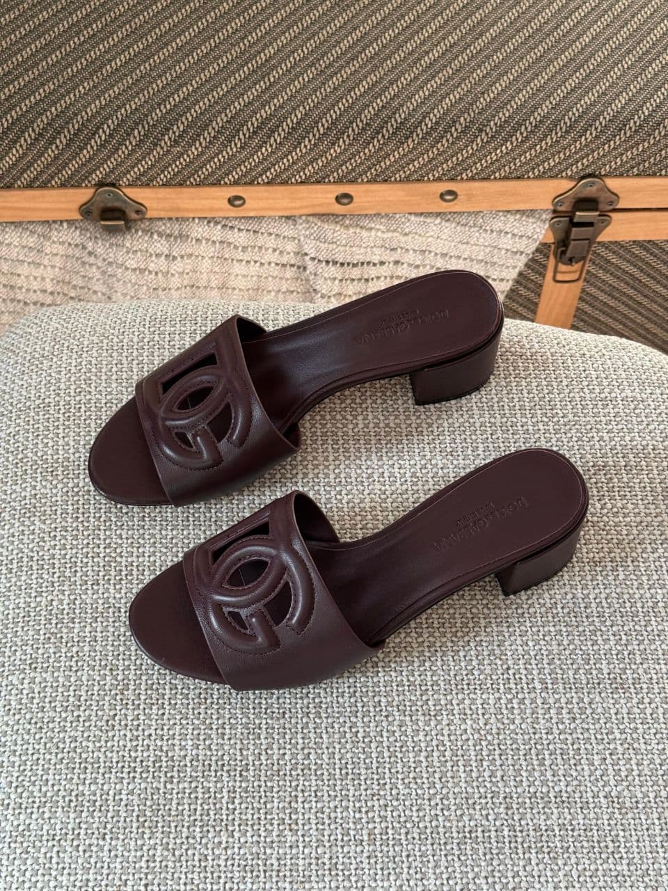 D&G Heeled Slides – Women’s Luxury Sandals