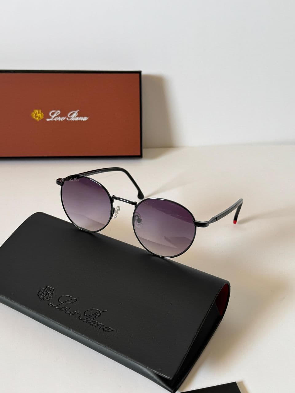 Loro Piana Round Metal Sunglasses – Timeless Unisex Design