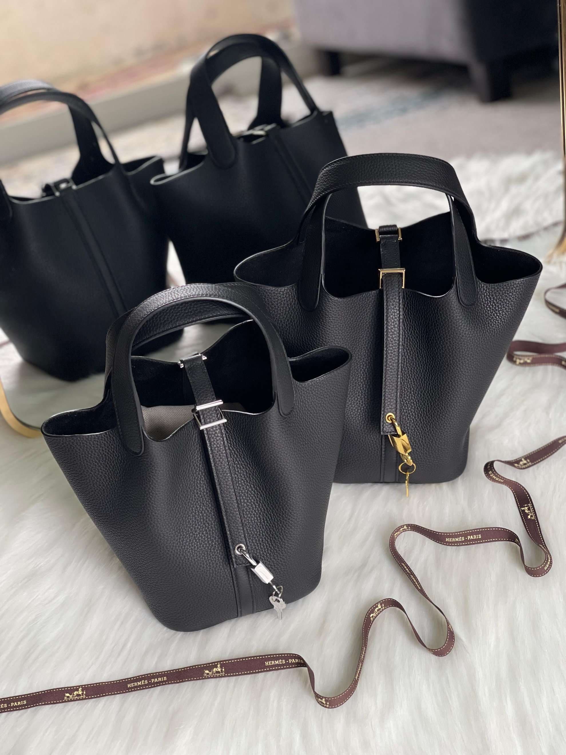 Hermès Picotin Togo Leather Bag – Size 18 cm & 22 cm